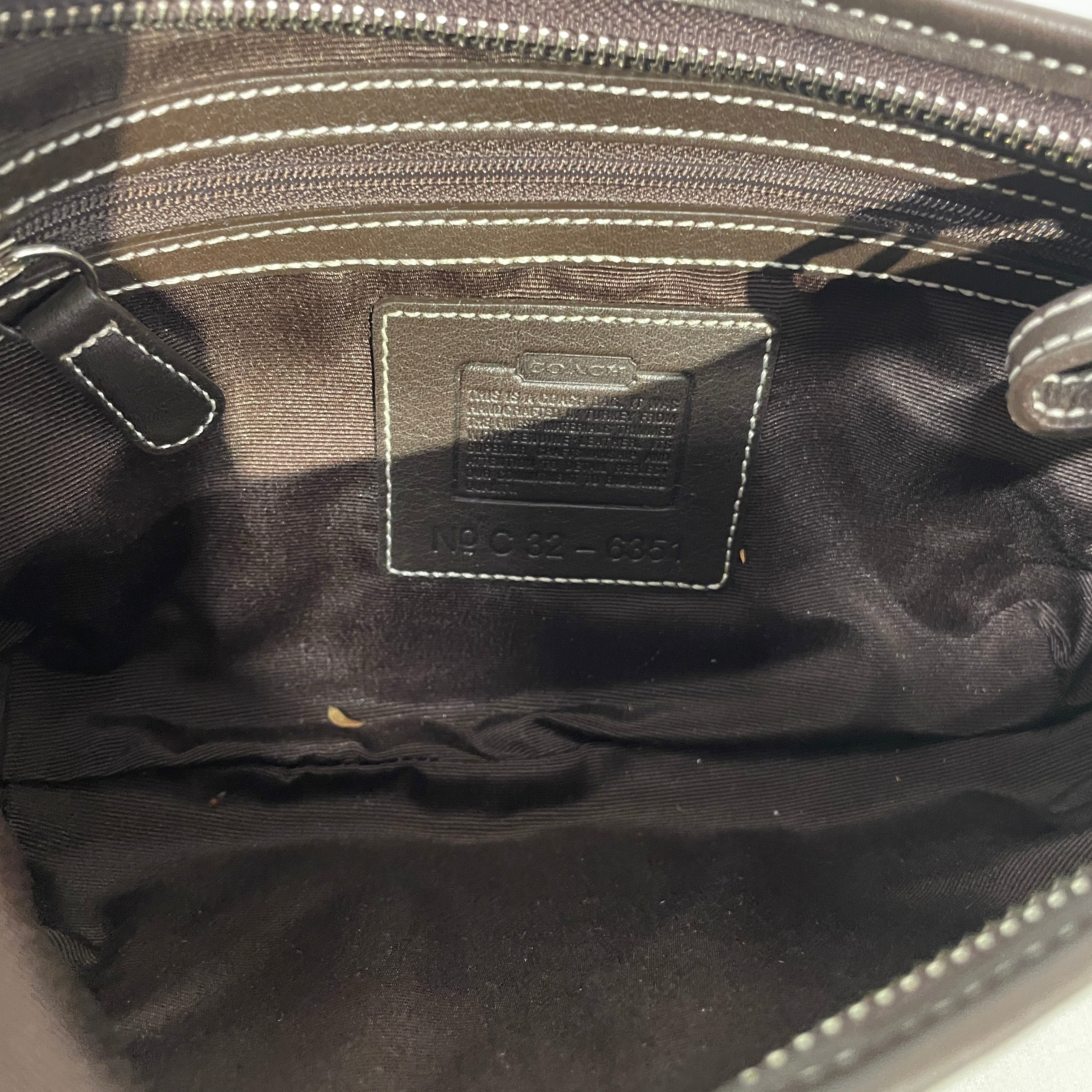 COACH/Hand Bag/Monogram/Cotton/BEG/DEADSTOCK EARLY 2000'S W TAGS view 5