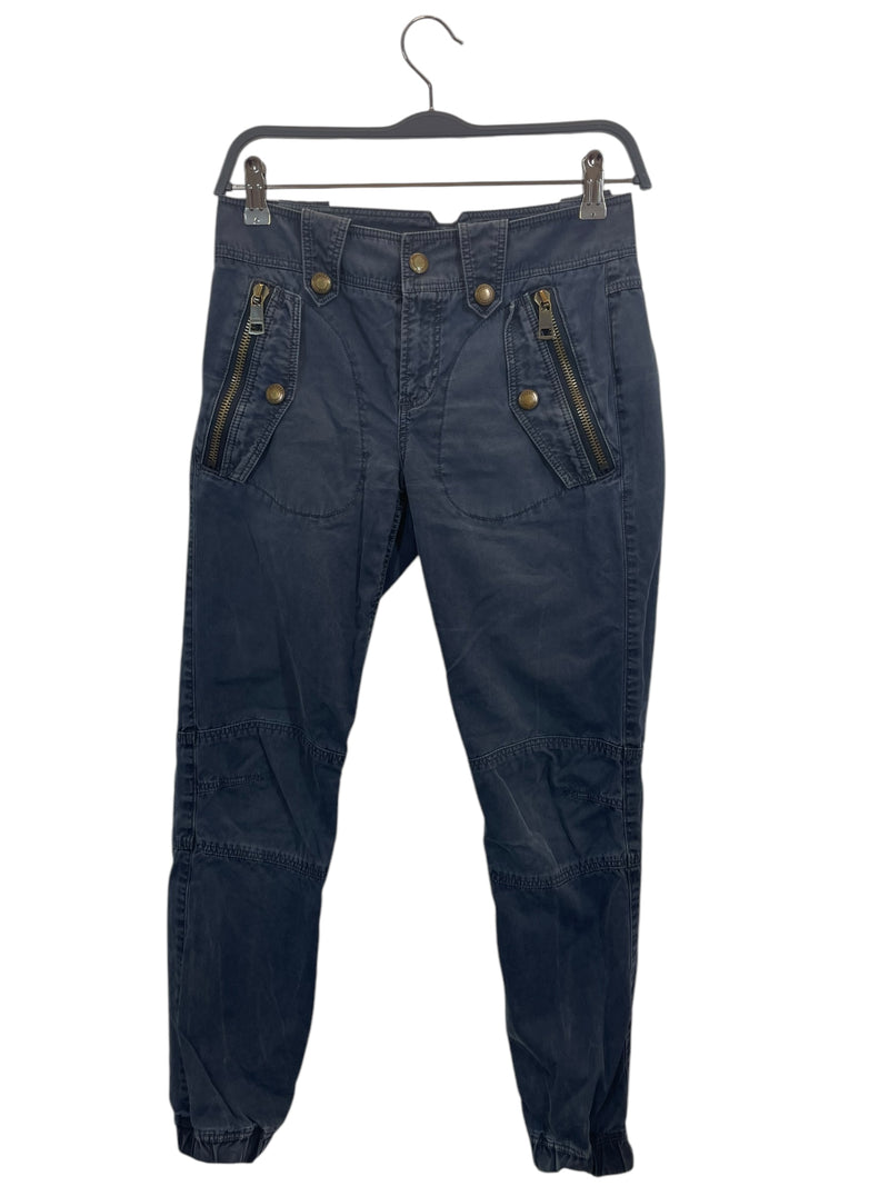 BURBERRY BRIT/Cargo Pants/4/Cotton/NVY/Button Fly/3736899