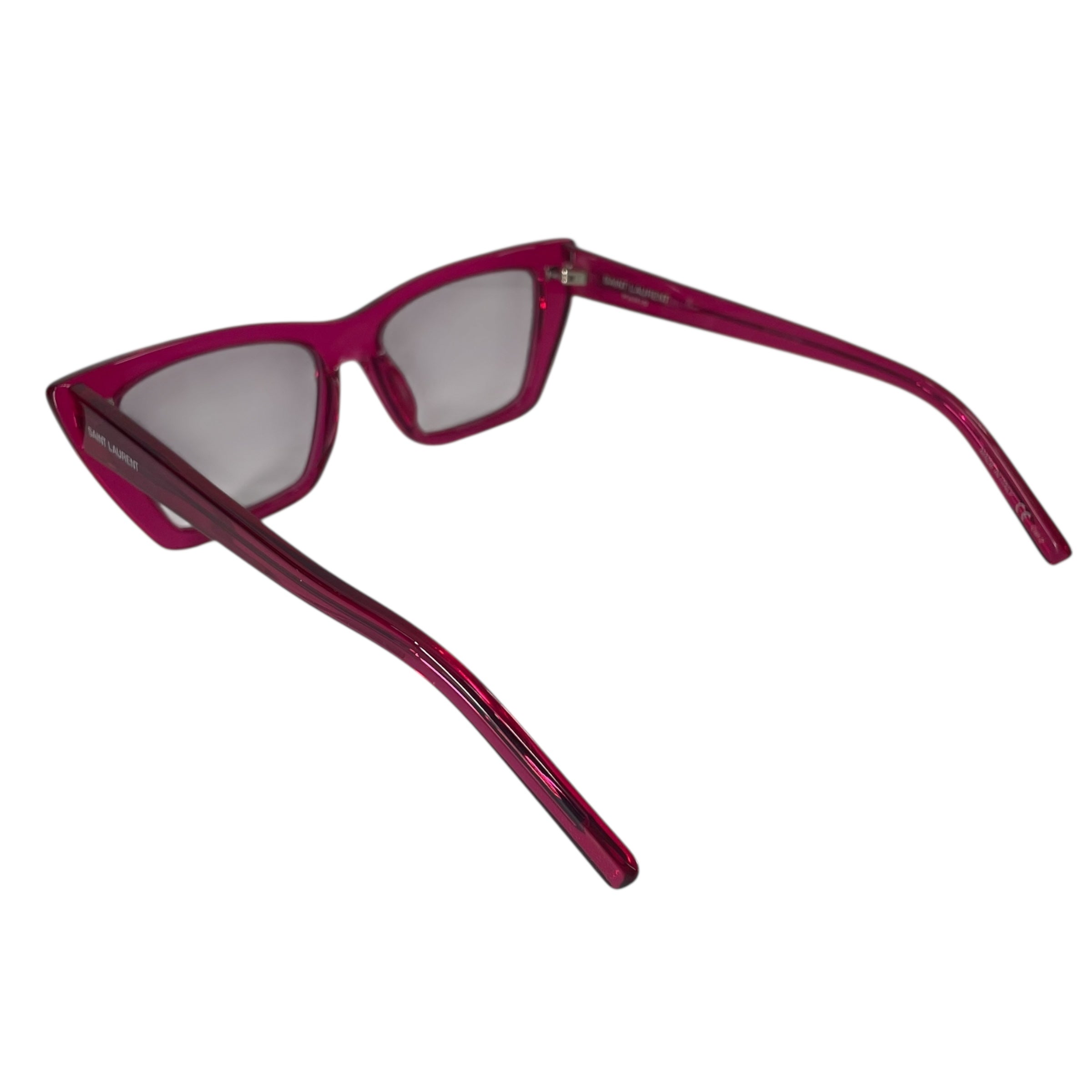 SAINT LAURENT/Sunglasses/Plastic/PNK/POINTY FRAMES view 3
