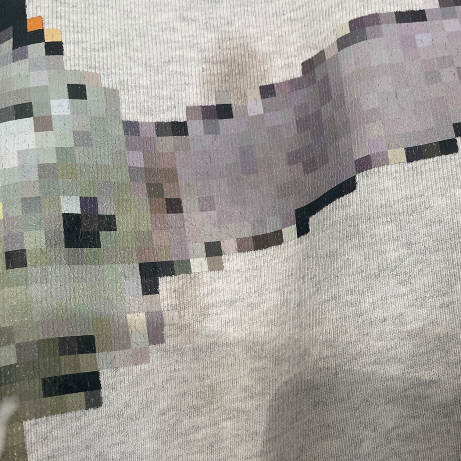 ARIS TATALOVICH/Hoodie/XL/Graphic/Cotton/GRY/ALL OVER PIXEL CHAINSAW view 7