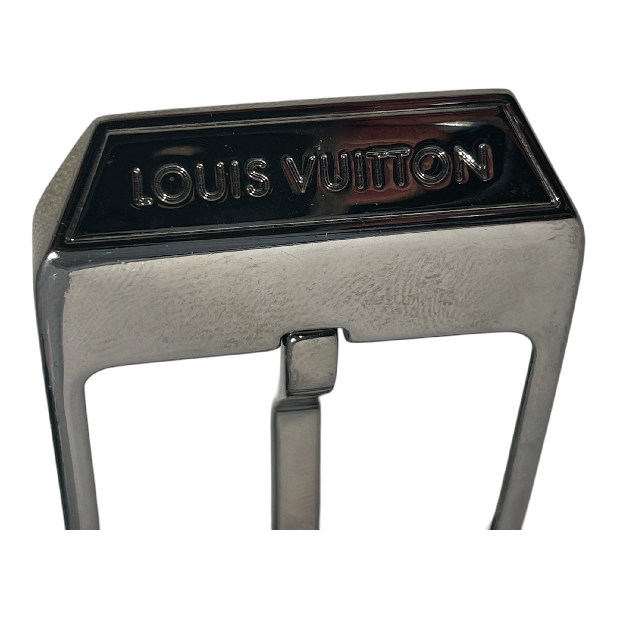 LOUIS VUITTON/Belt/Leather/BLK/REVERSIBLE/40/M6906 view 3