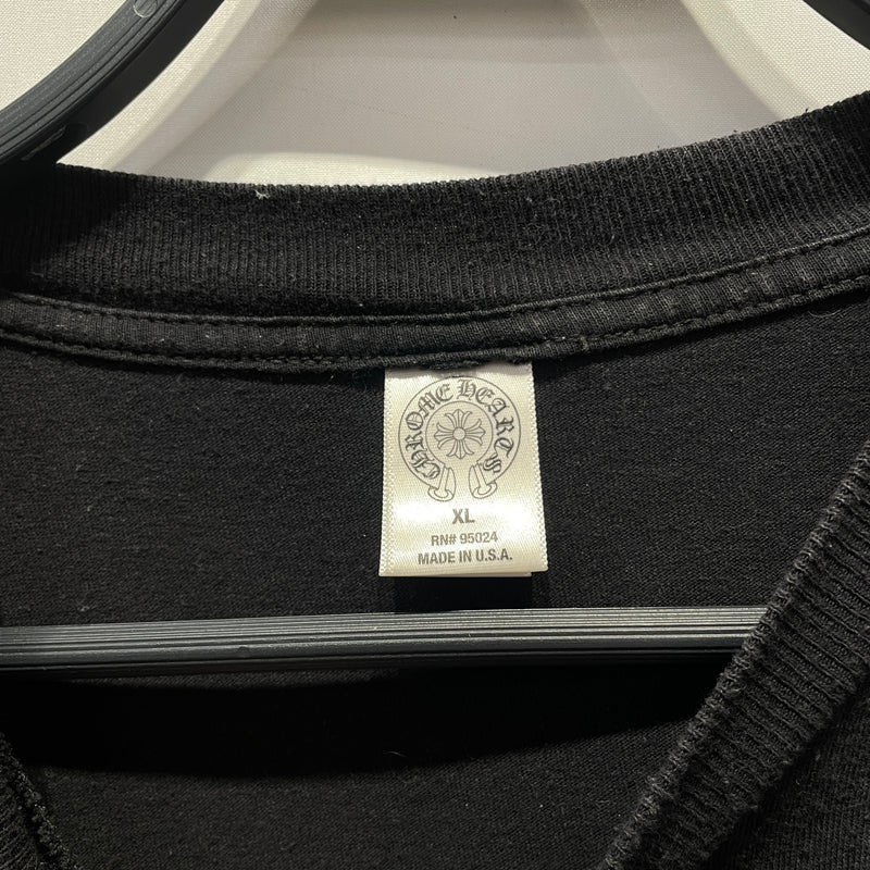 CHROME HEARTS/T-Shirt/XL/Cotton/BLK/EQUINOX COLLAB