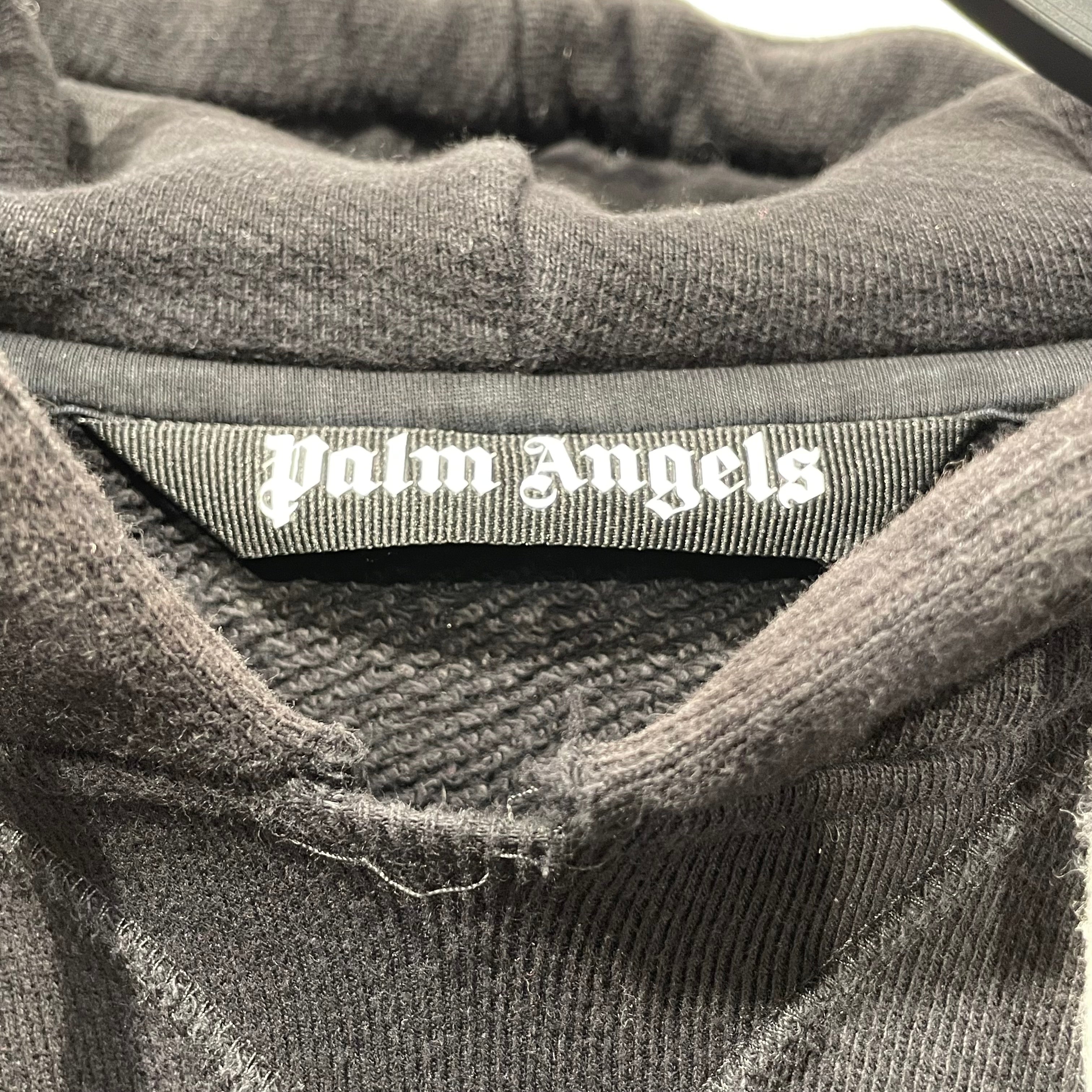 Palm Angels/Sweatshirt/S/Graphic/Cotton/BLK/PXP view 3
