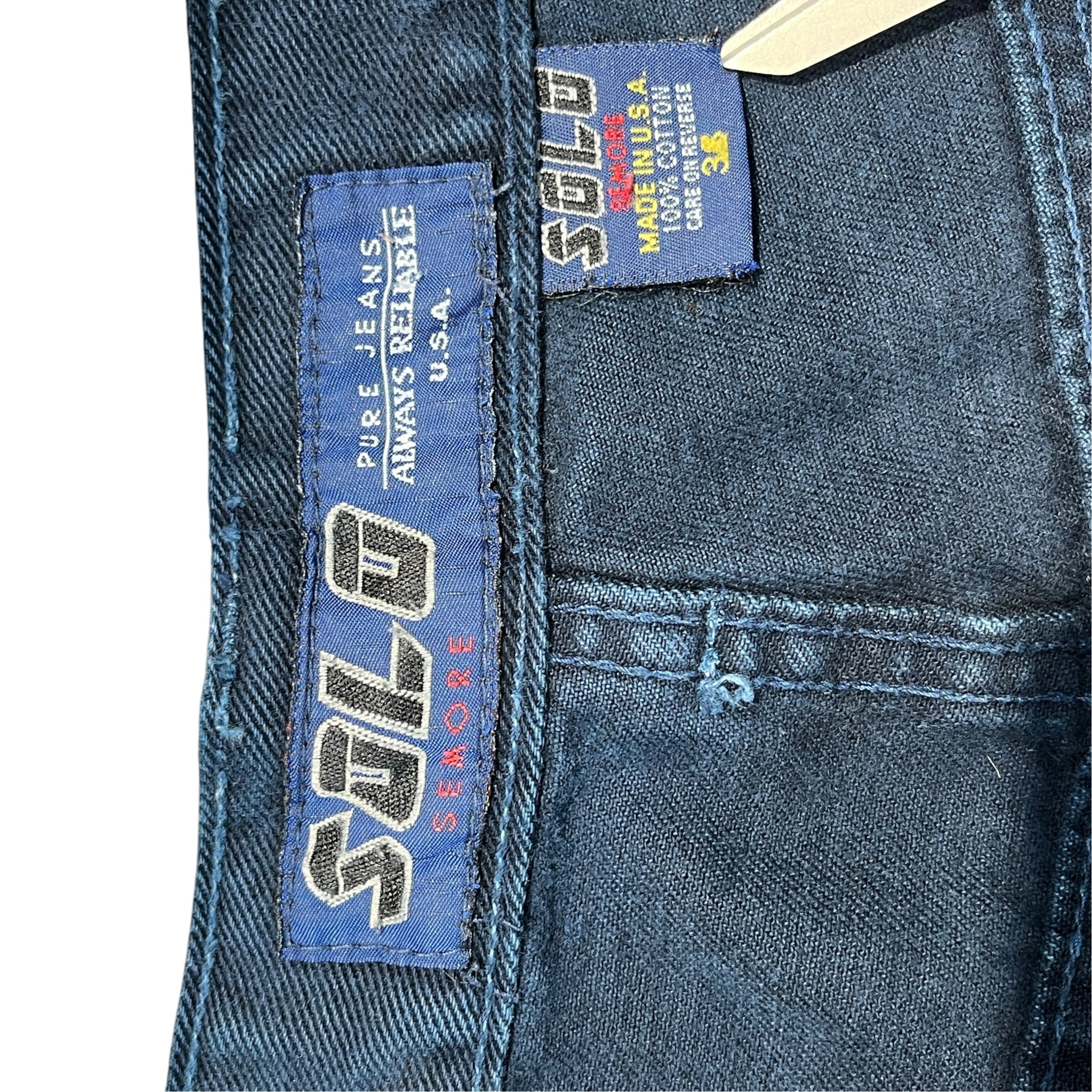 Vintage/Straight Pants/36/Cotton/NVY/Solo Pure Jeans(Super Baggy) view 4