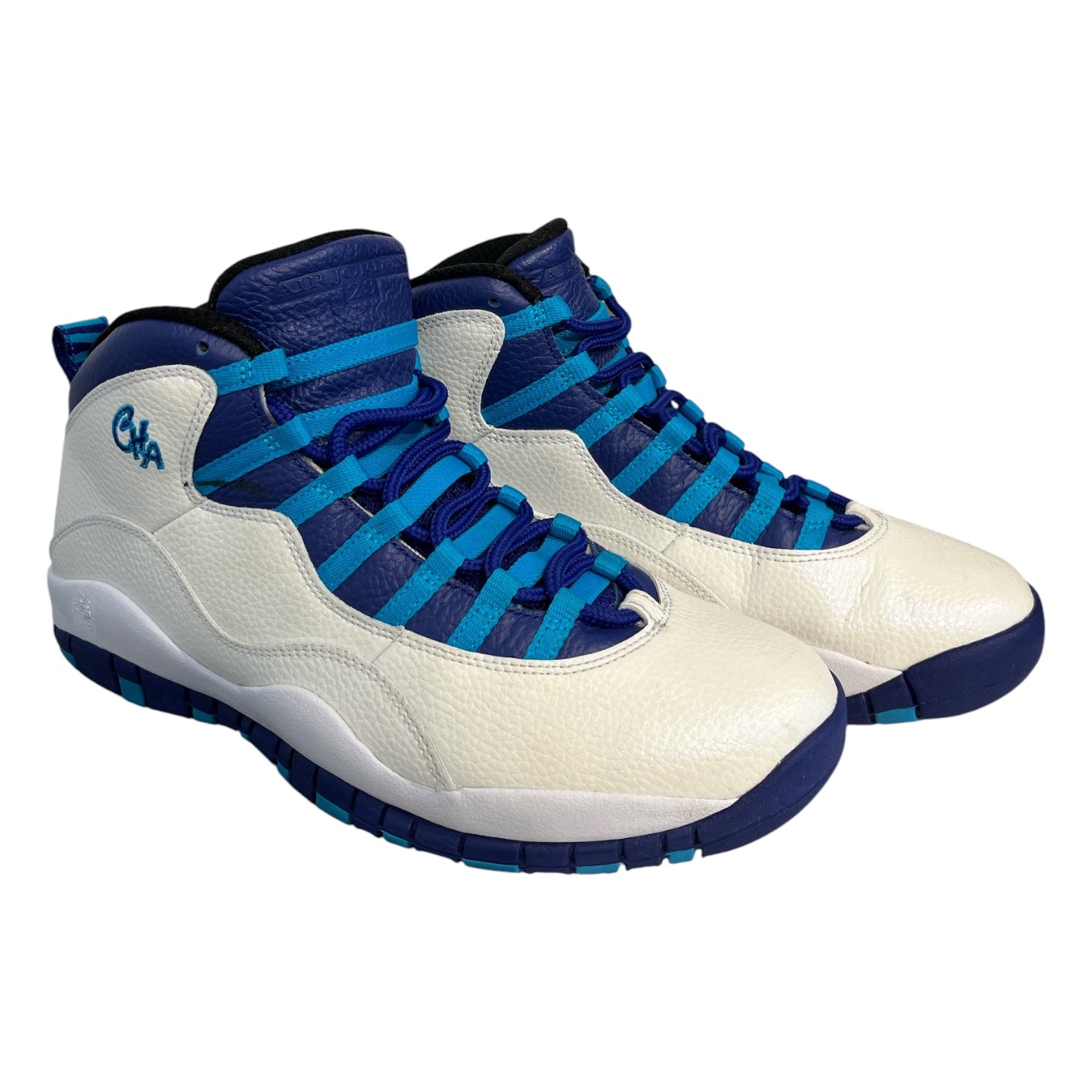 JORDAN BRAND/Hi-Sneakers/US 10/WHT/JORDAN 10 RETRO CHARLOTTE view 1