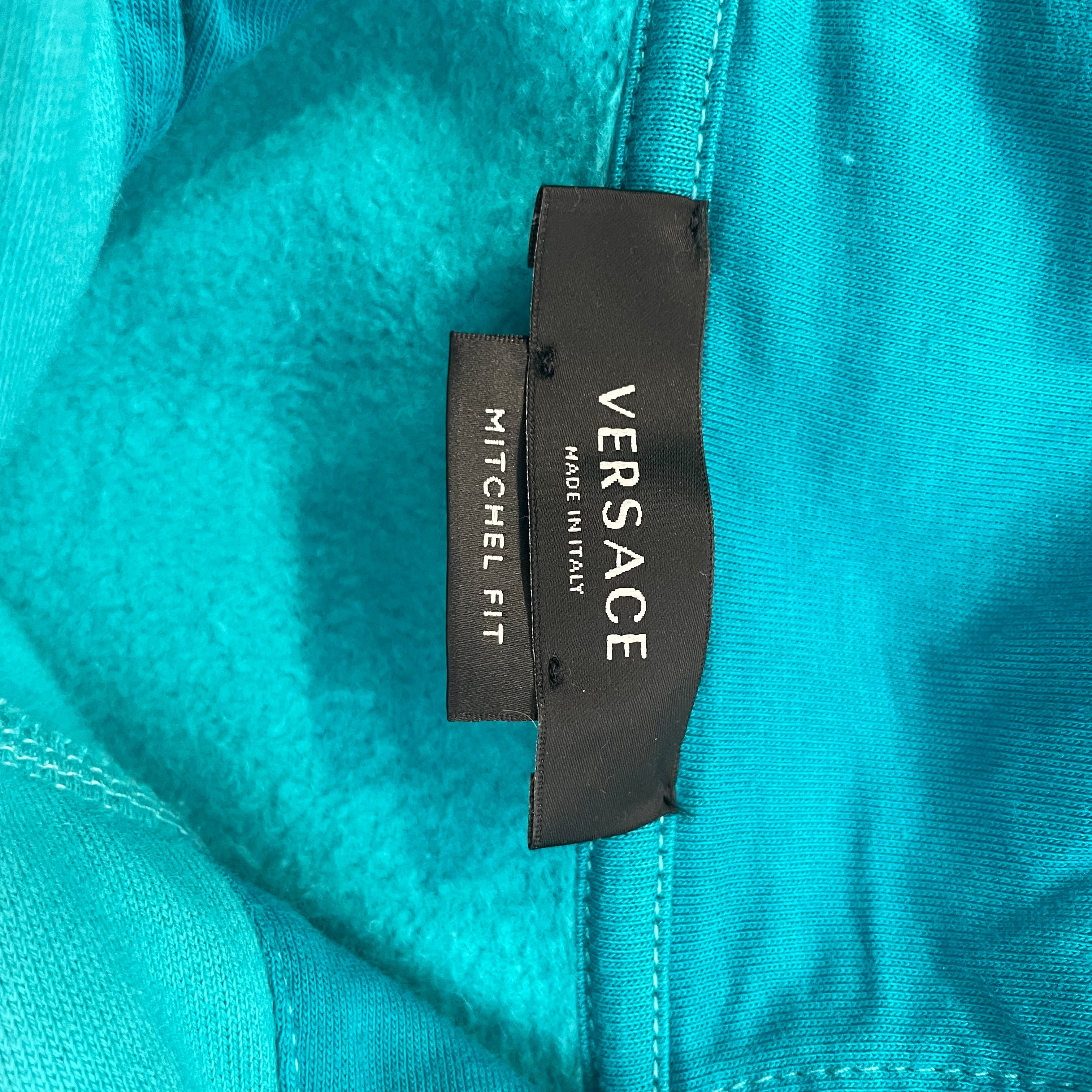 GIANNI VERSACE/Hoodie/XL/Cotton/BLU/PURPLE LOGO view 4