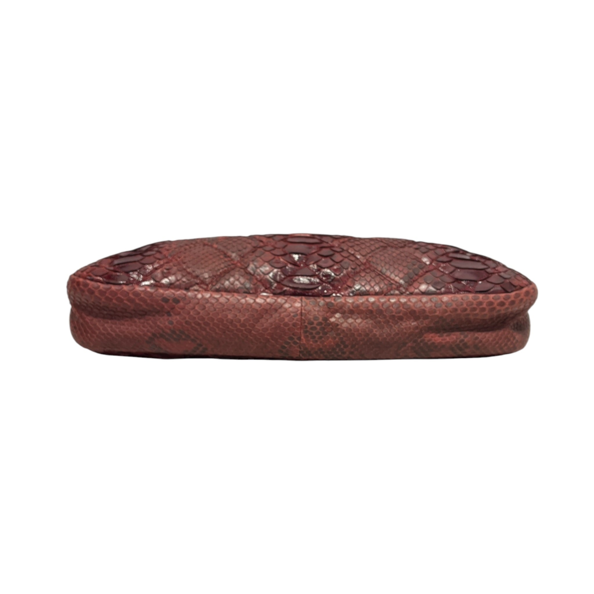 BOTTEGA VENETA/Clutch Bag/Animal Pattern/Leather/BRD/VIBIO CLUTCH PYTHON LEATHER view 3