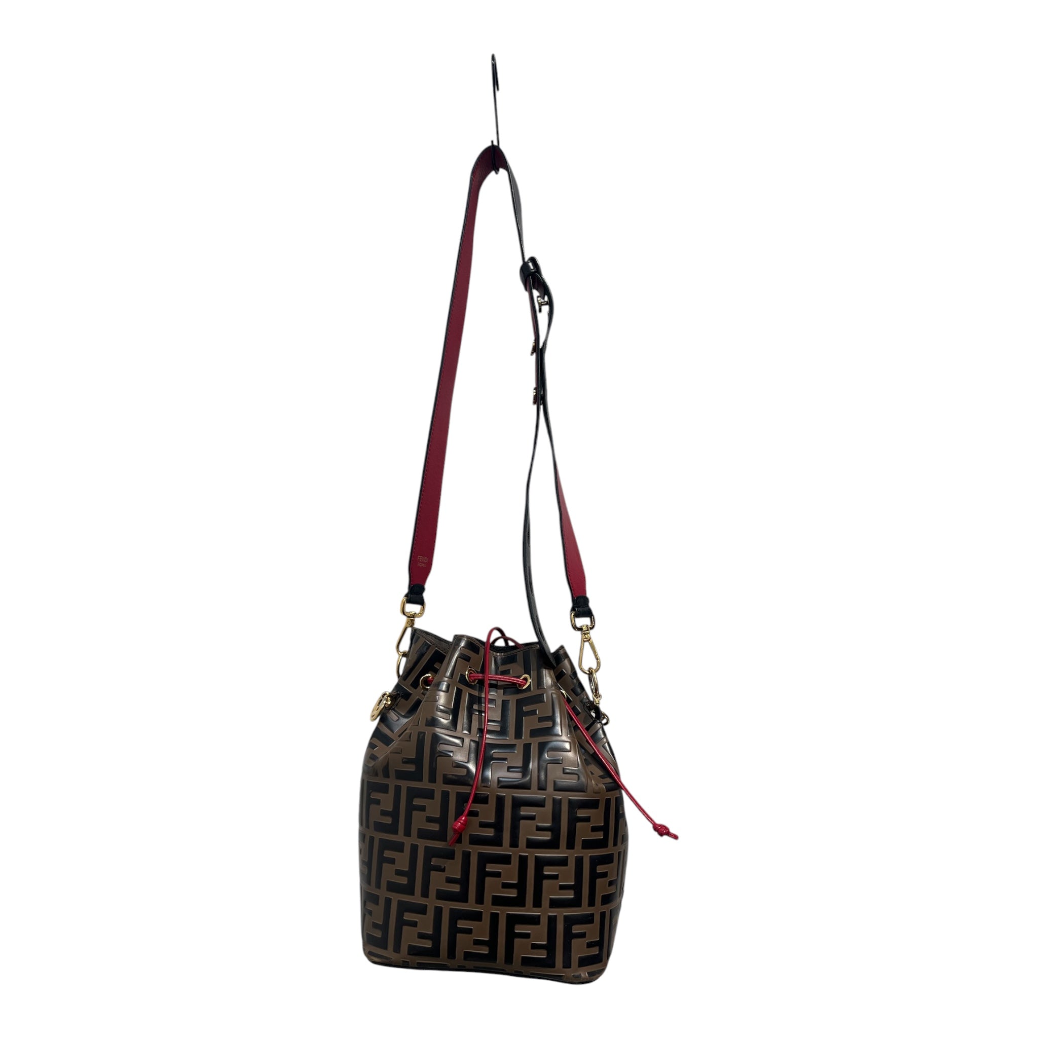 FENDI/Cross Body Bag/Monogram/Leather/BRW/bucket bag mon tresor view 1