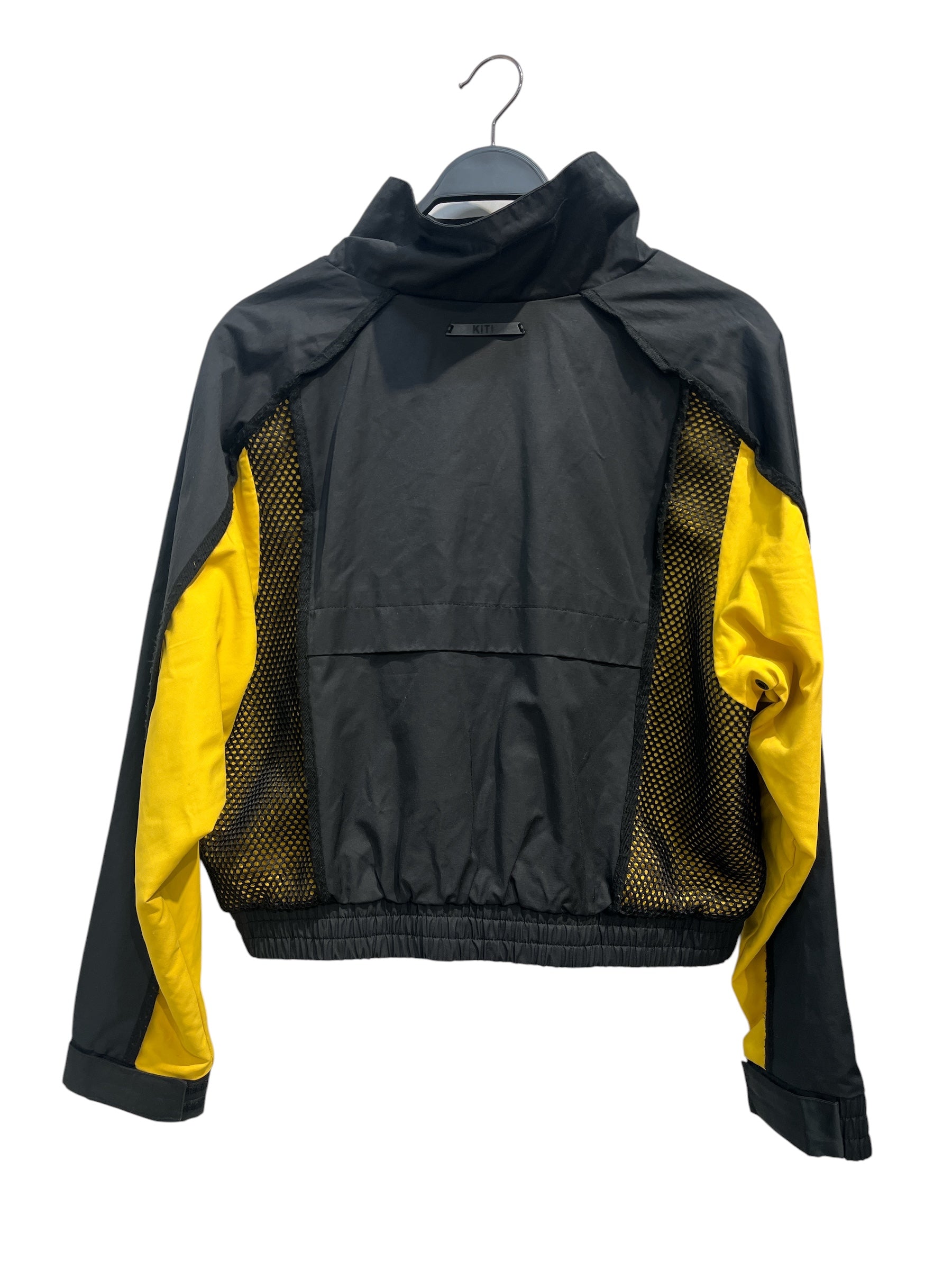 KITH/Windbreaker/M/Nylon/BLK/cropped & yellow sides view 2