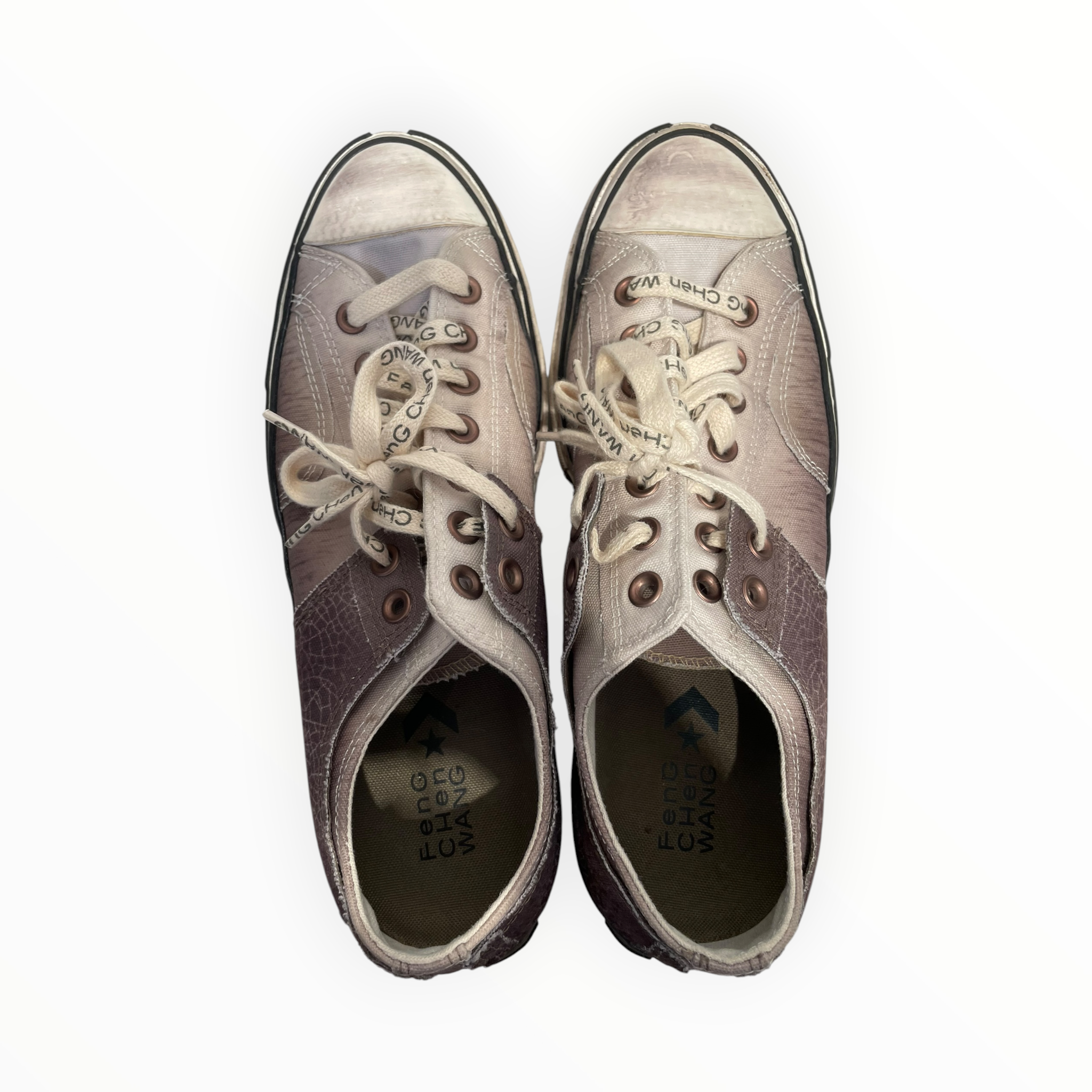 Feng Chen Wang/CONVERSE/Low-Sneakers/US 10.5/BEG/brown fade view 3