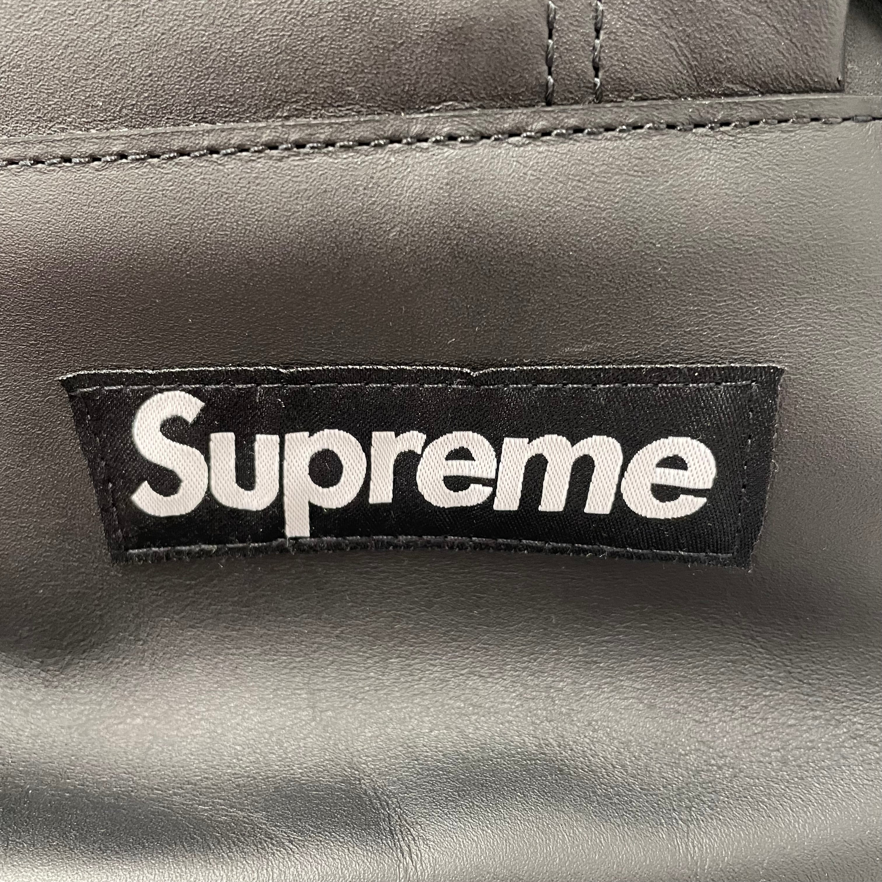 Supreme/Backpack/Leather/BLK/ view 5