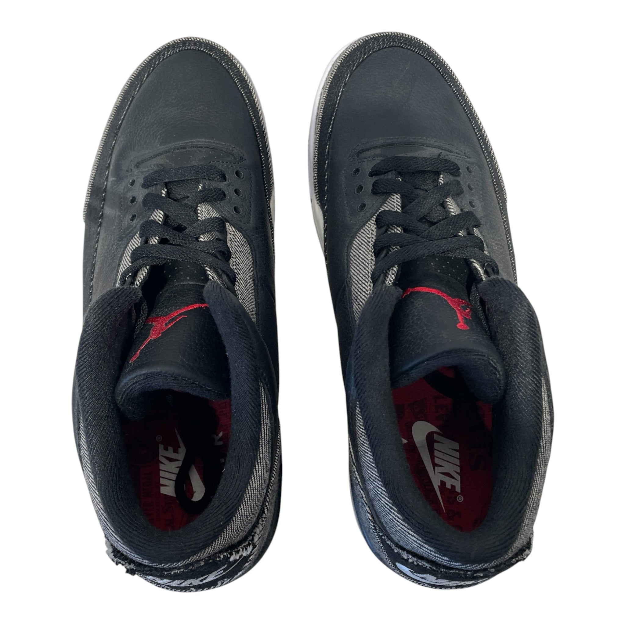 Levi's/NIKE/Hi-Sneakers/US 9/Leather/BLK/AJ3 view 3