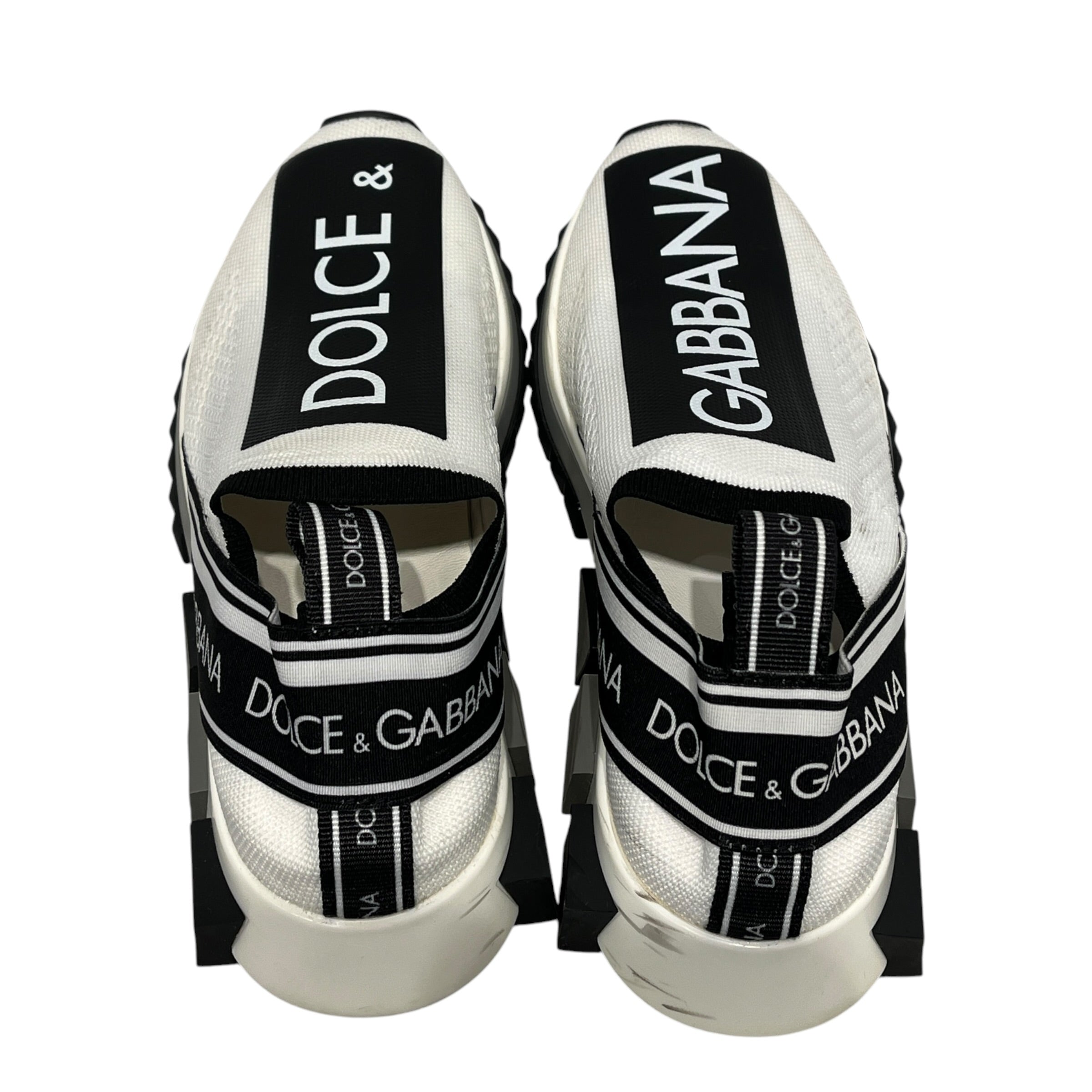 DOLCE&GABBANA/Low-Sneakers/US 6.5/Cotton/WHT/SORENTO SLIP IN view 5