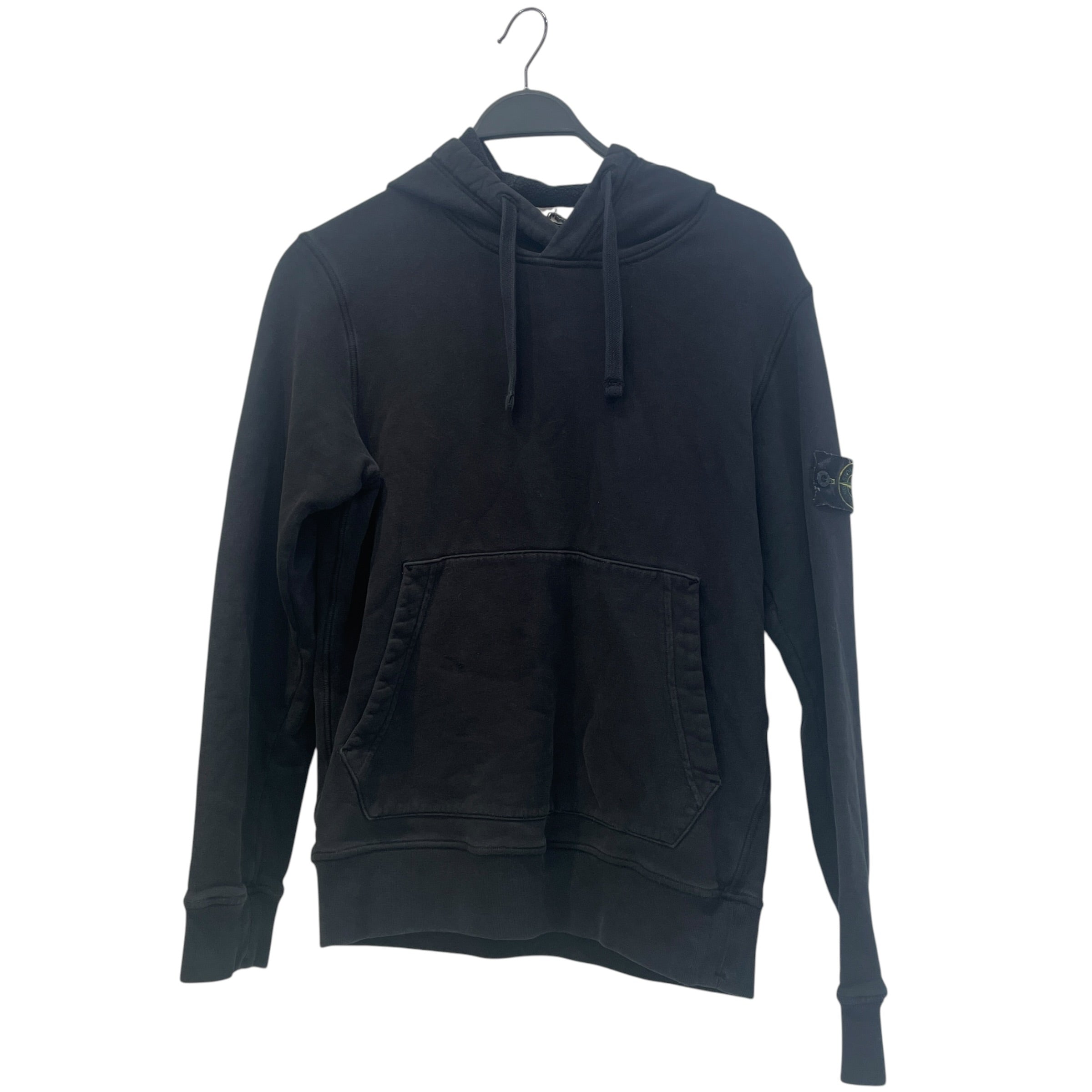 STONE ISLAND/Hoodie/S/Cotton/BLK/ view 1