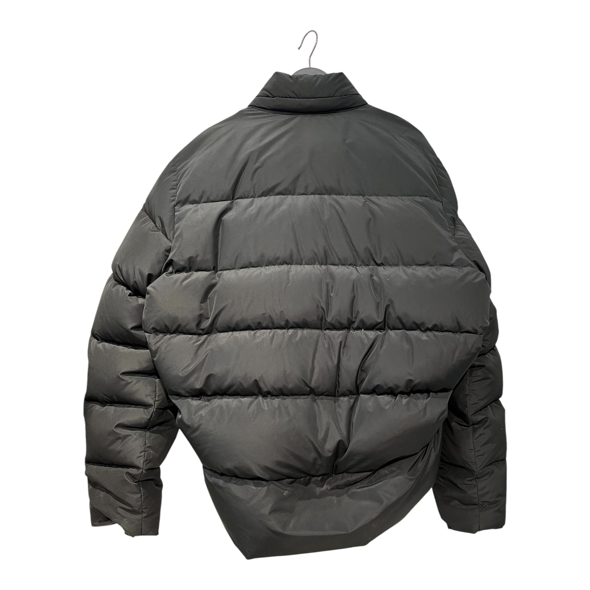 BALENCIAGA/Puffer Jkt/48/Cotton/BLK/LOGO DOWN view 2