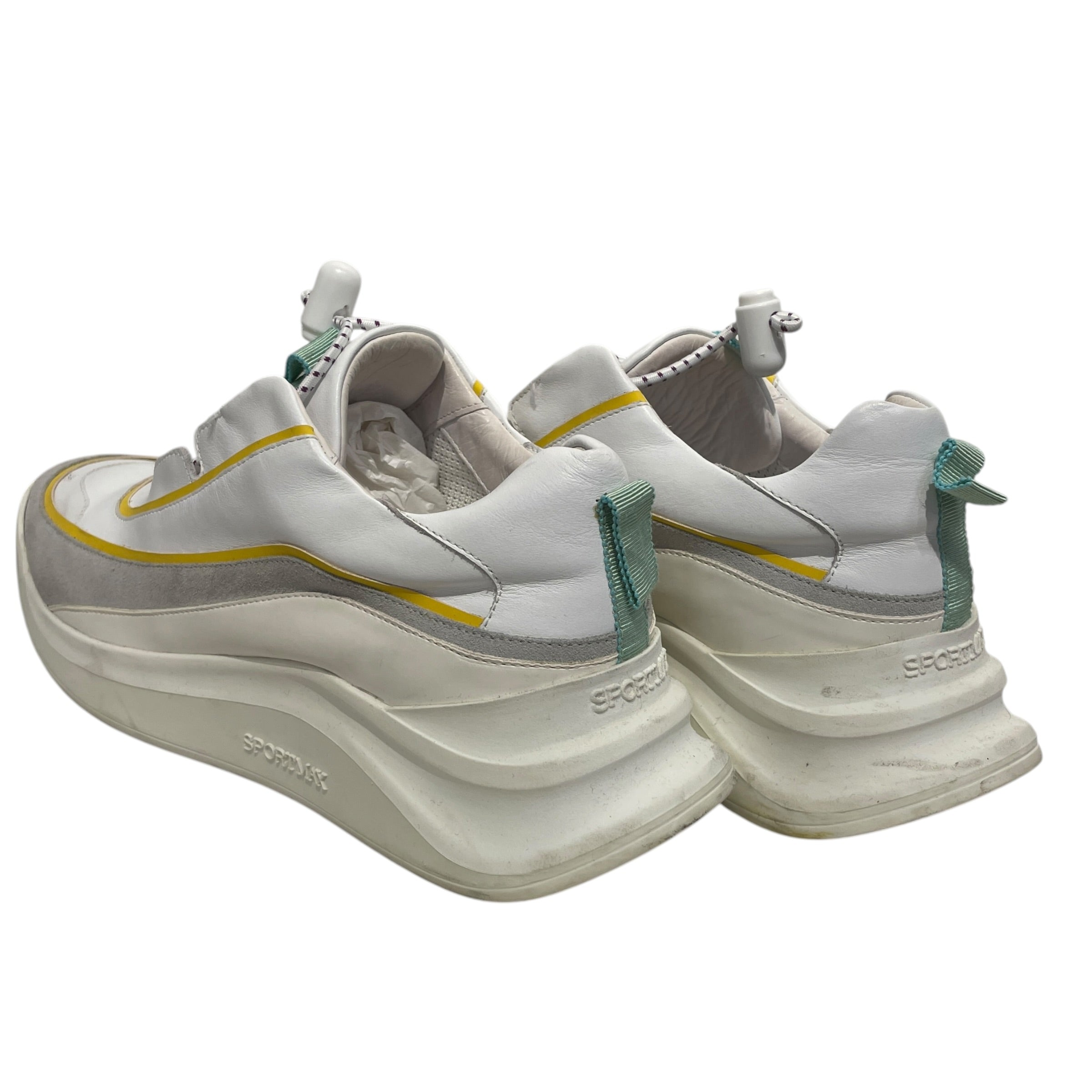 SPORT MAX by Max Mara/Low-Sneakers/US 8/Cotton/WHT/Sportmax sneakers view 2