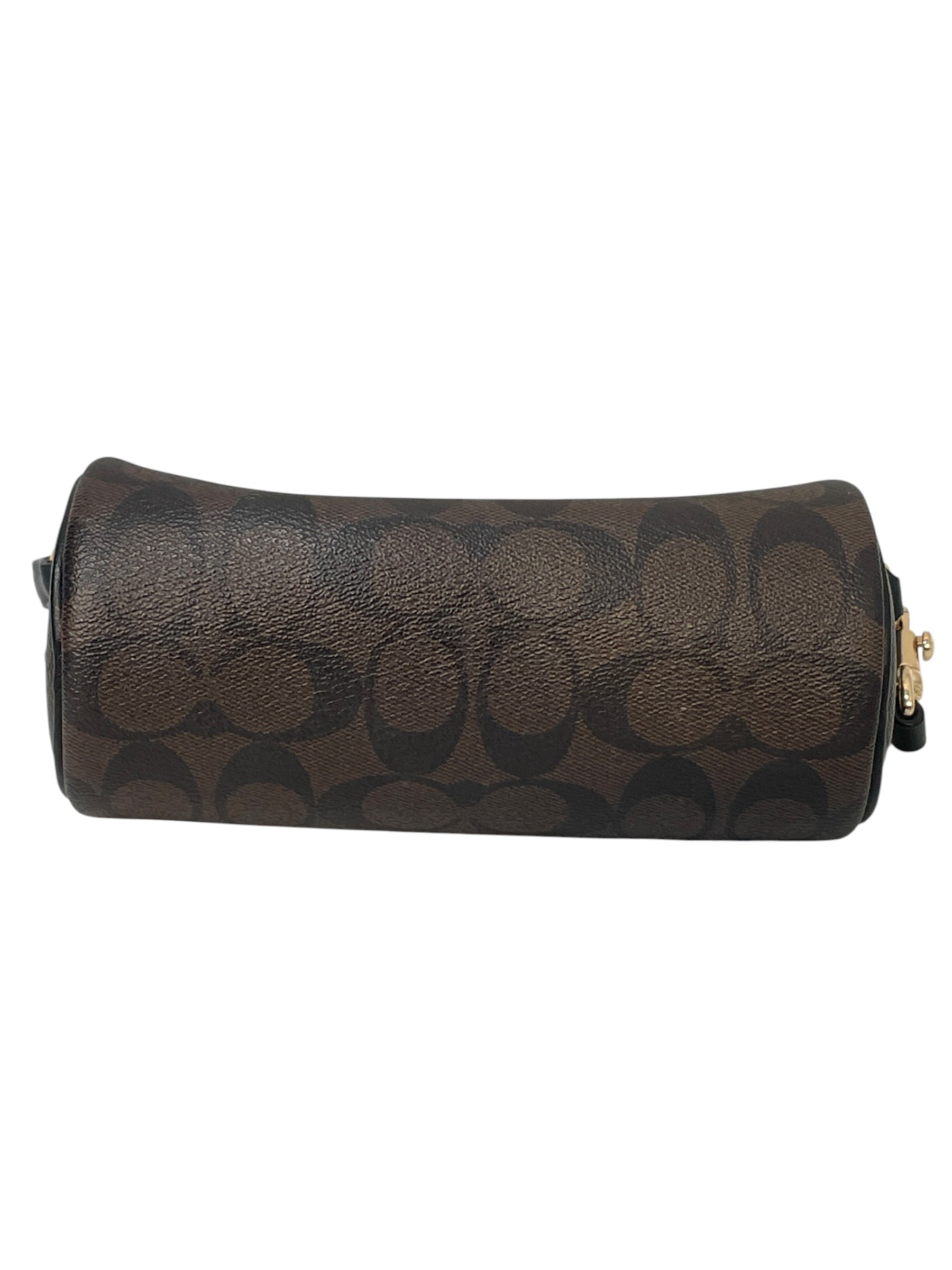 COACH/Pouch/Monogram/Leather/BRW/CP475 barrel view 4