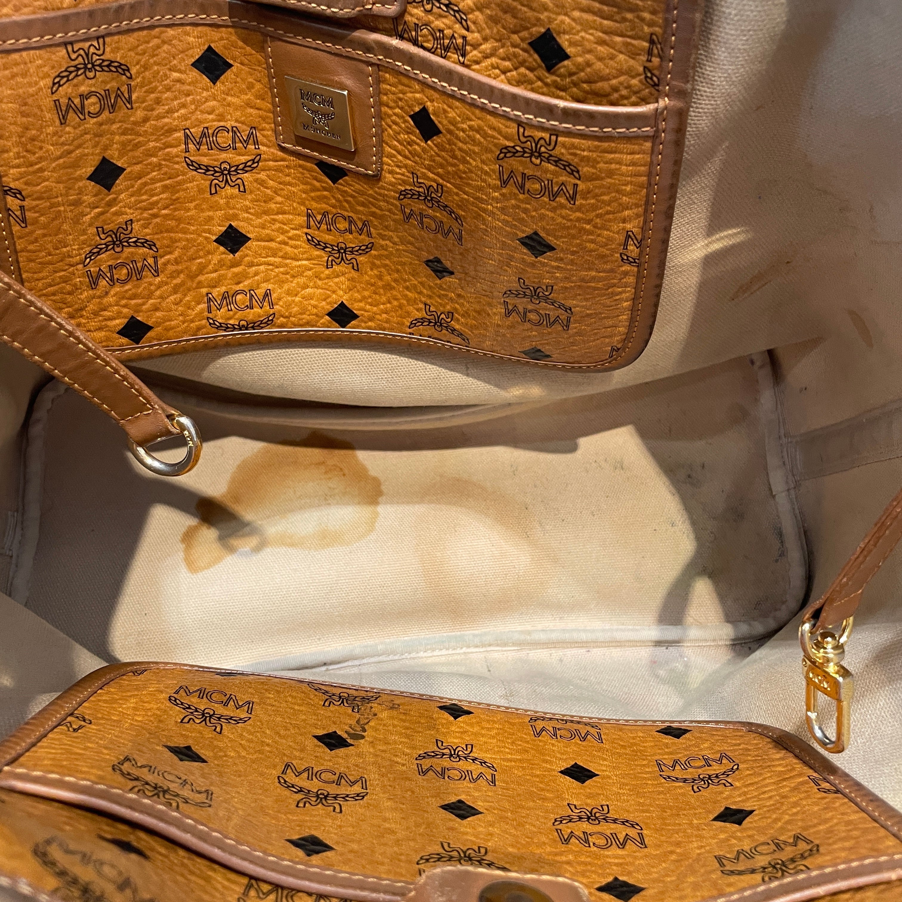 MCM/Bag/Monogram/Leather/CML/Visetos Cognac Liz Bag view 6
