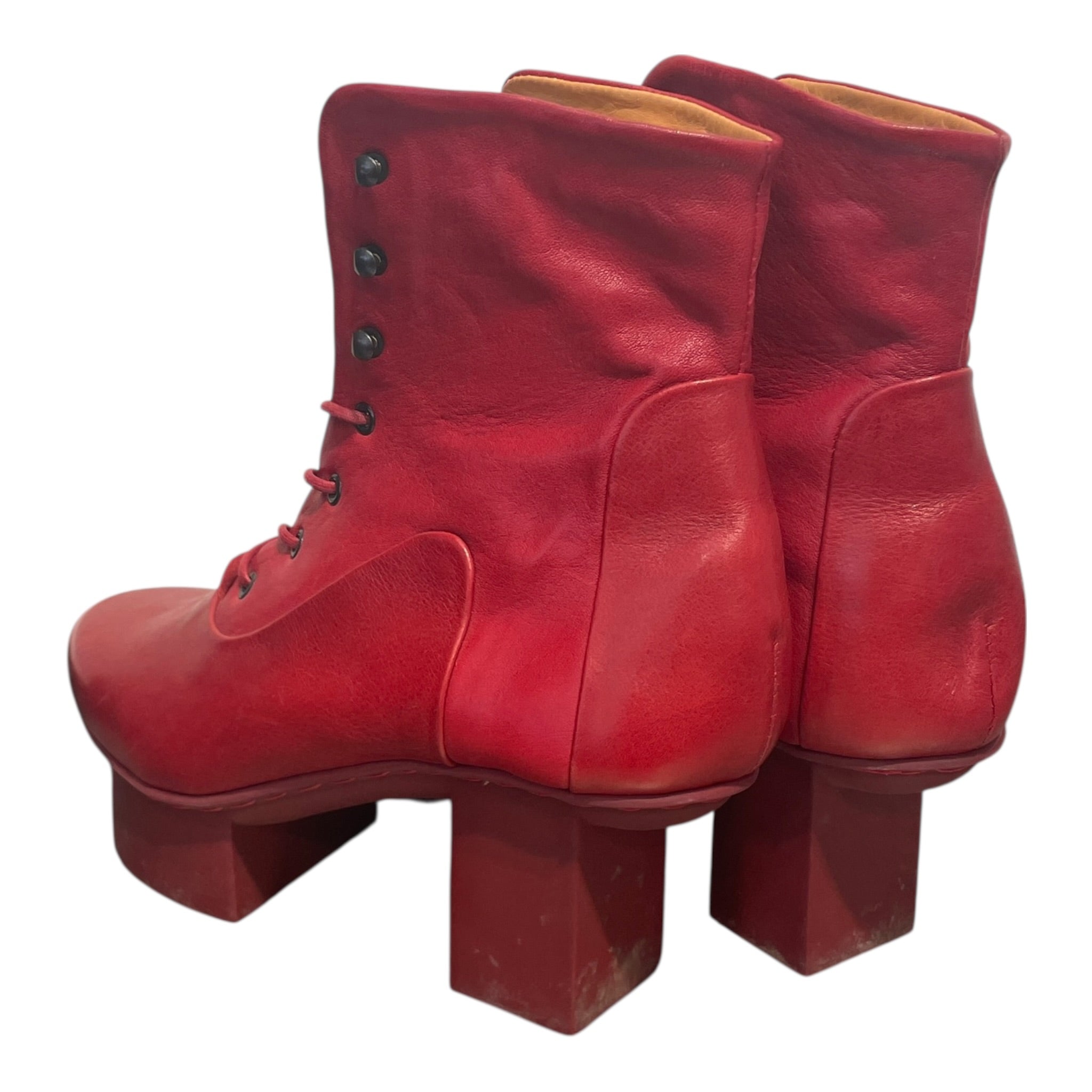 trippen/Lace Up Boots/EU 40/Leather/RED/Prospect view 2
