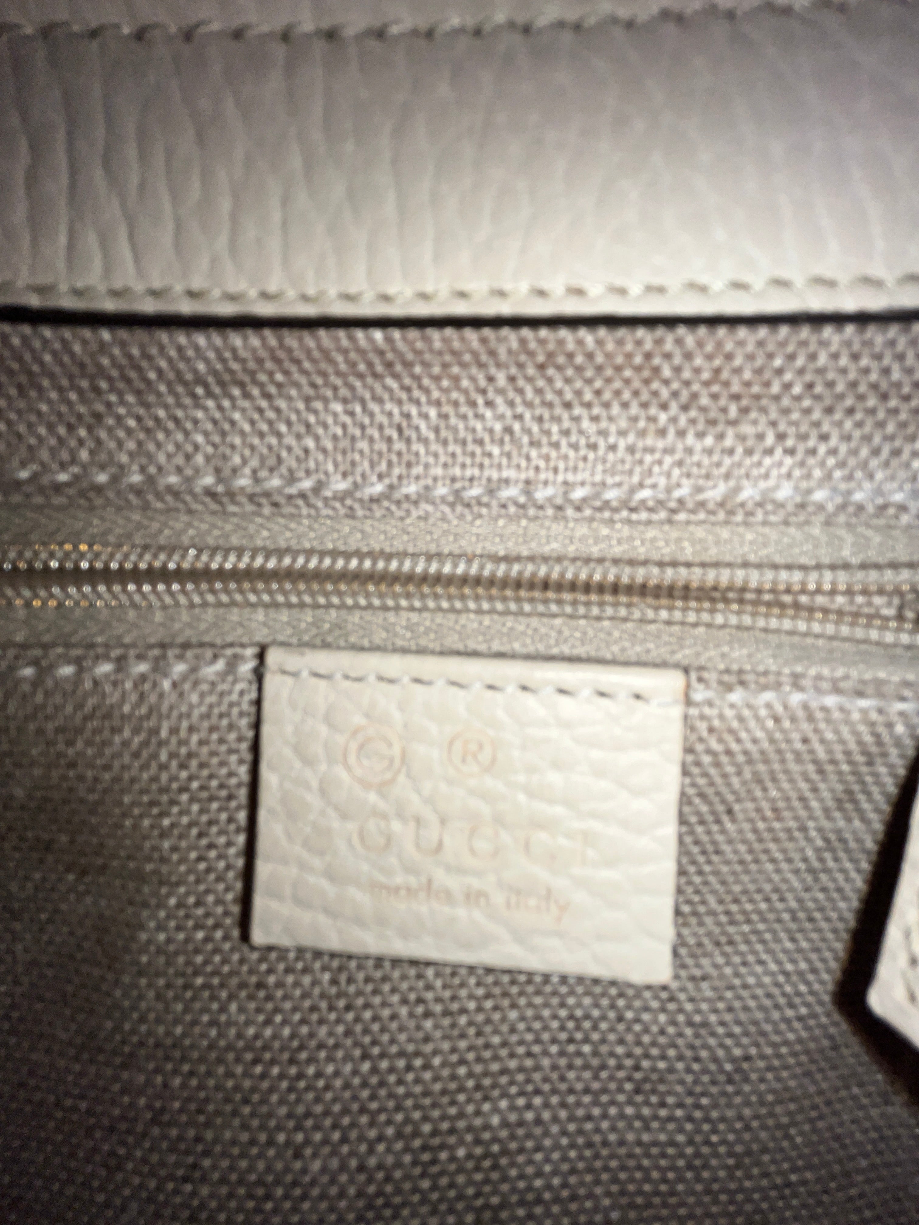 GUCCI/Cross Body Bag/Leather/CRM/607720527066 INTERLOCKING view 5