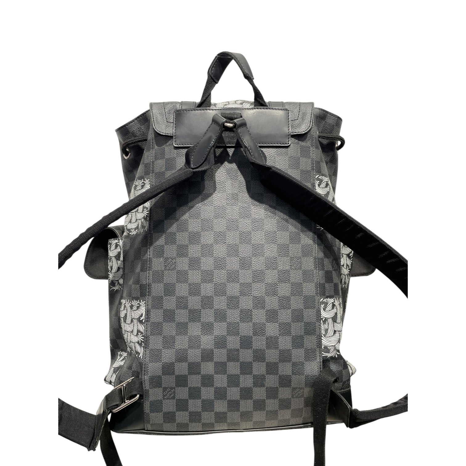 LOUIS VUITTON/Backpack/Graphic/Leather/BLK/LOUIS VUITTON CHRISTOPHER view 2