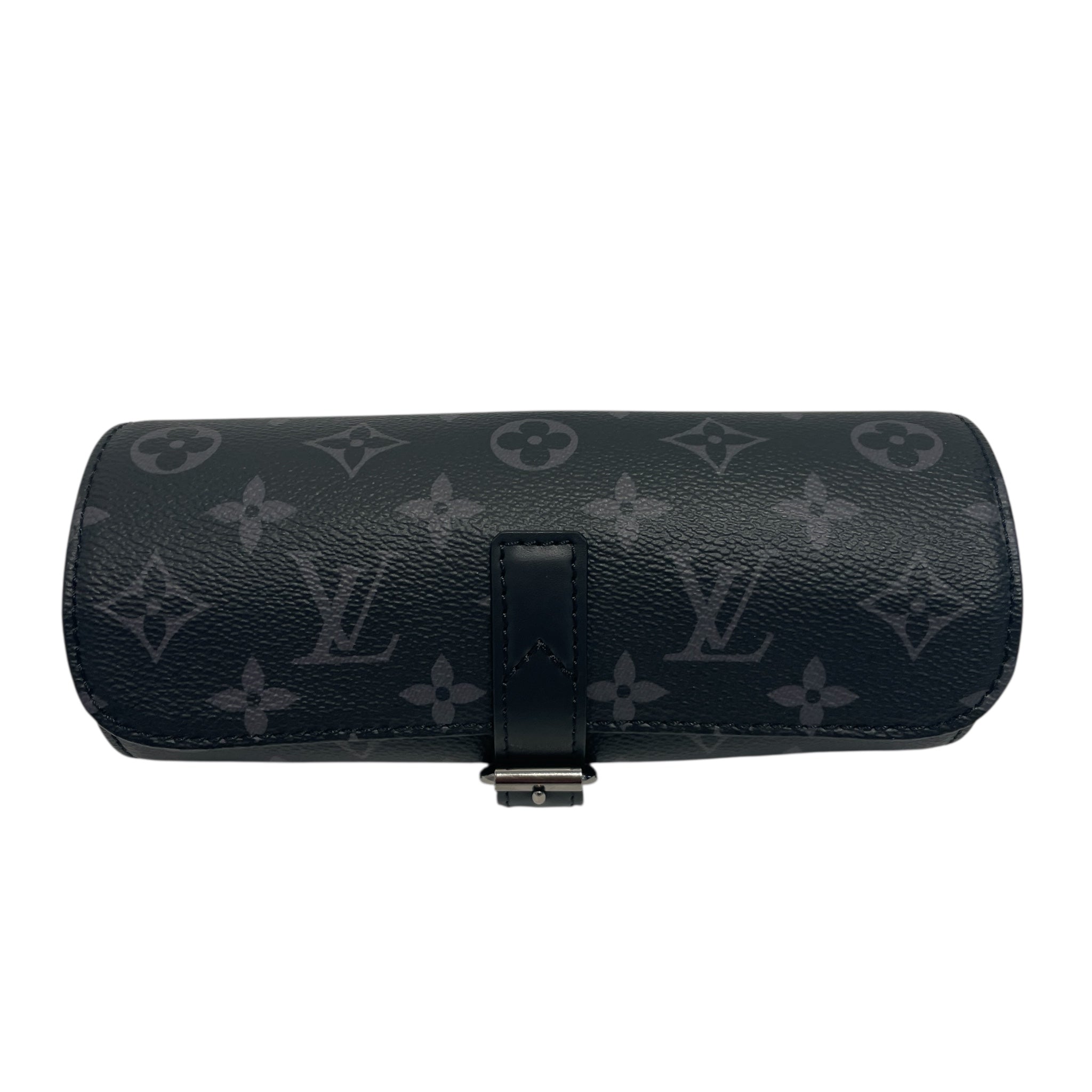LOUIS VUITTON/Bag/All Over Print/Leather/BLK/watch case view 2