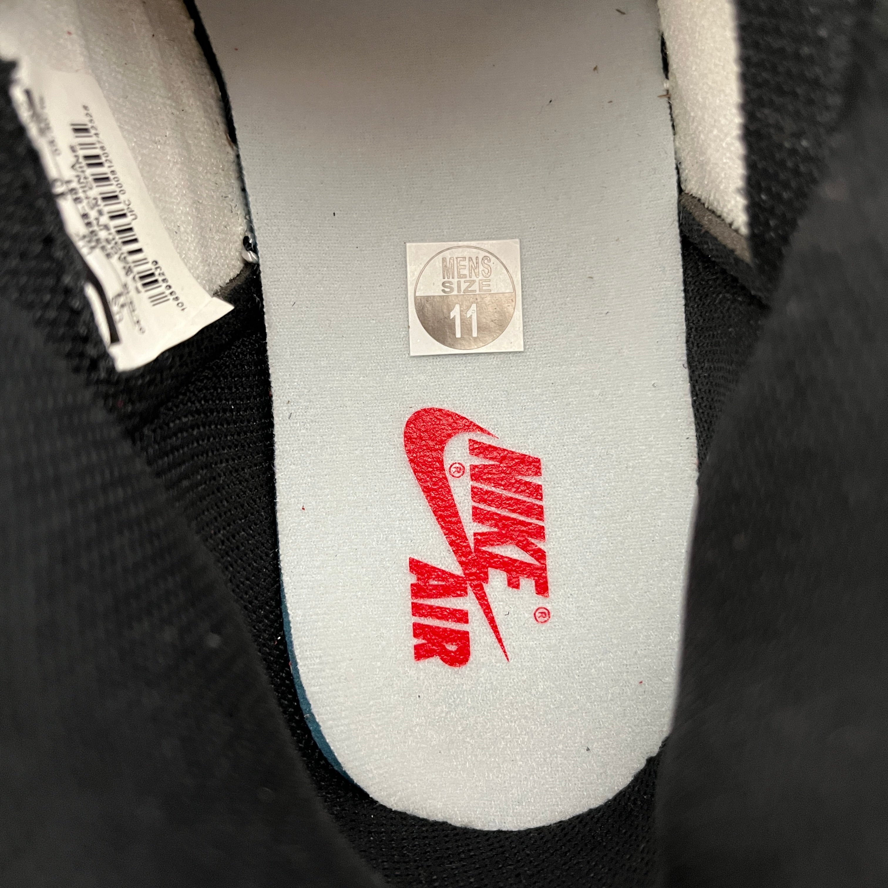 NIKE/Hi-Sneakers/US 11/Leather/RED/Bred 1's view 3