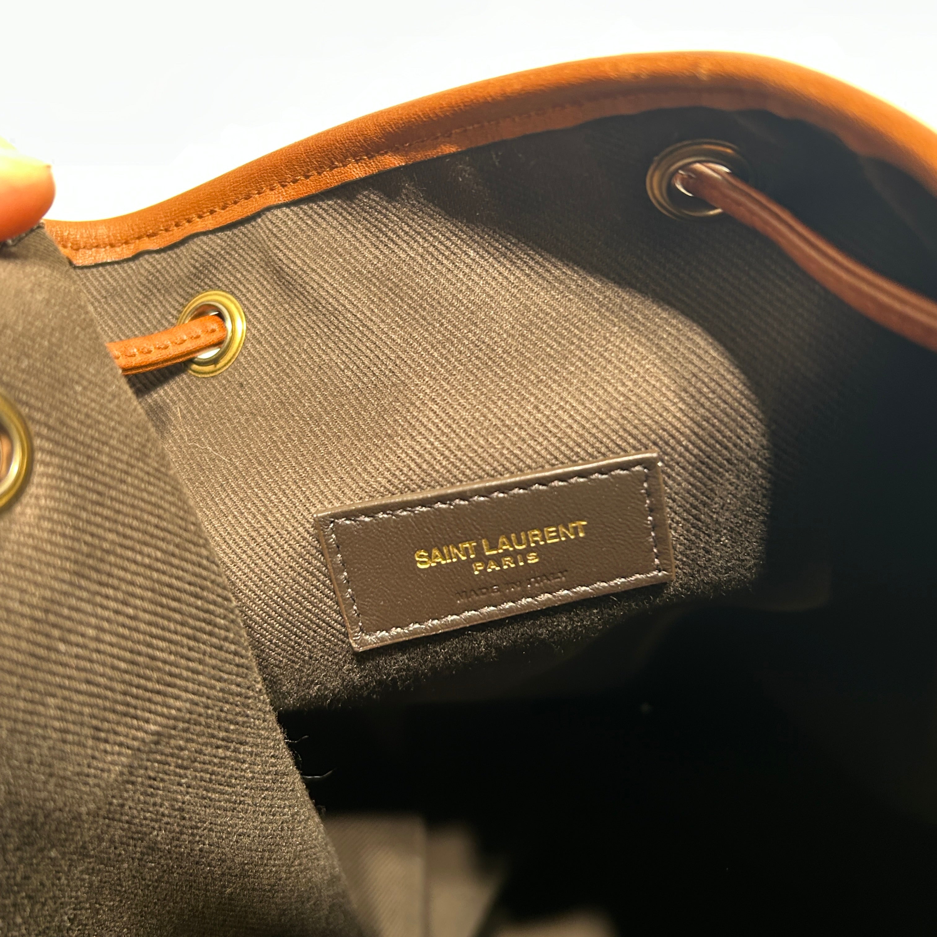 SAINT LAURENT/Tote Bag/Monogram/Leather/BRW/ view 16