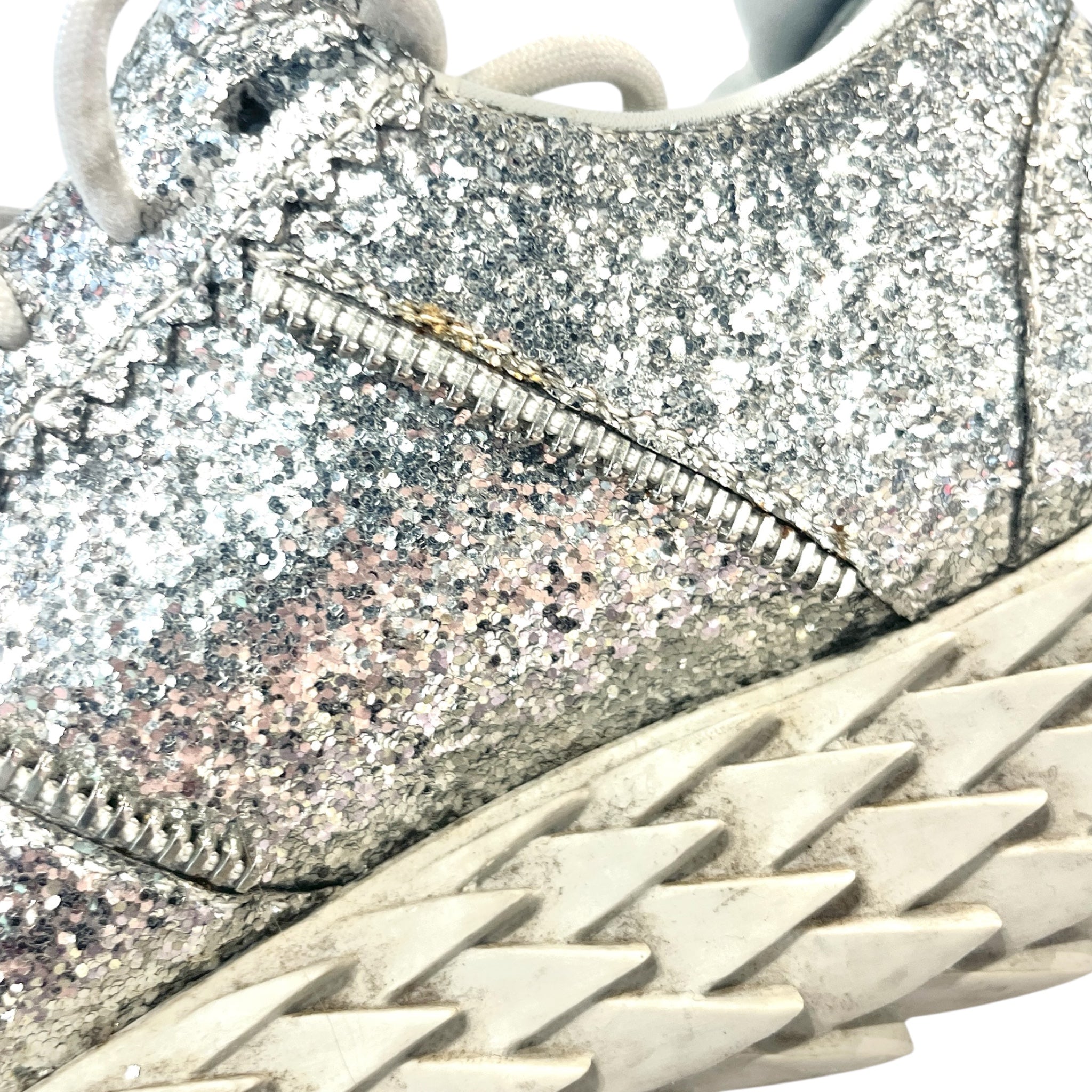 Giuseppe Zanotti/Low-Sneakers/US 10/Glitter/Acrylic/SLV/URCHIN SNEAKER view 5