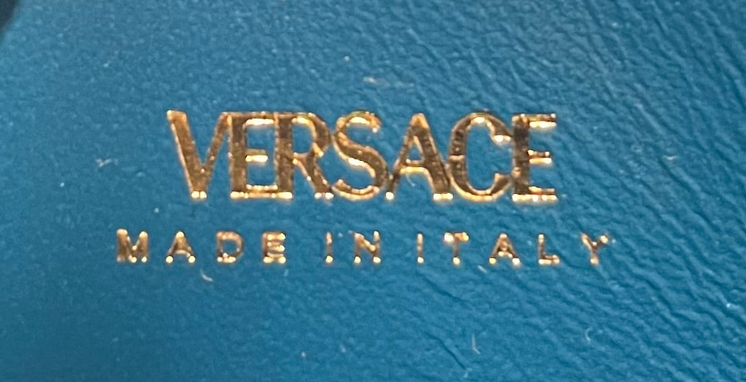 VERSACE/Bag/Leather/BLU/CROC-EFFECT MEDUSA 95' view 6