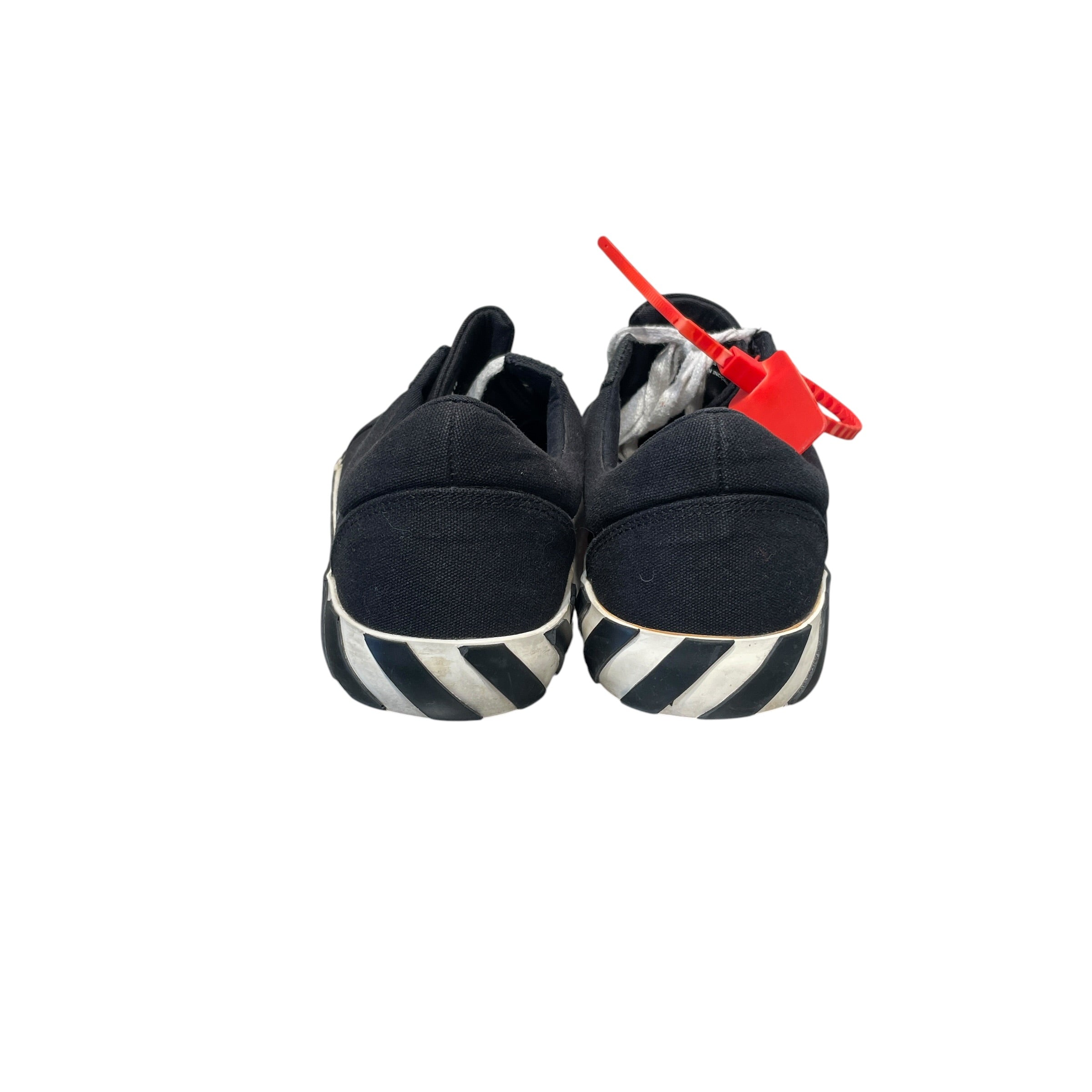 OFF-WHITE/Low-Sneakers/EU 44/Cotton/BLK/Vulcanized Low Top 'Black' view 3