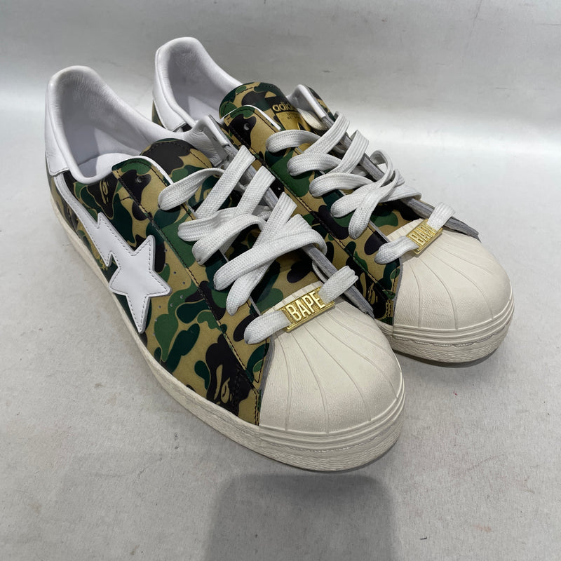 adidas/BAPE STA!/Low-Sneakers/US 10/Camouflage/GRN/ABC camo