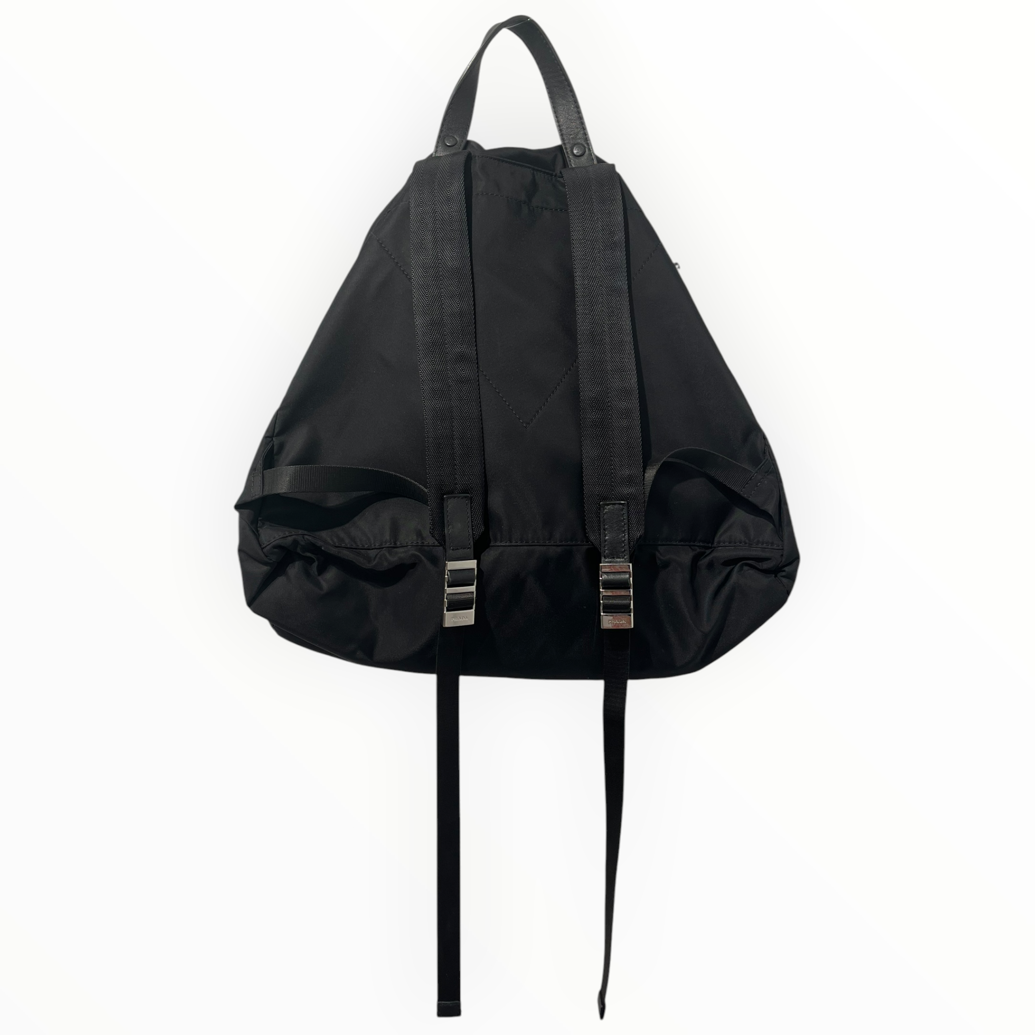 PRADA/Bag/Nylon/BLK/PRADA TRIANGLE ZIP FLAP view 2