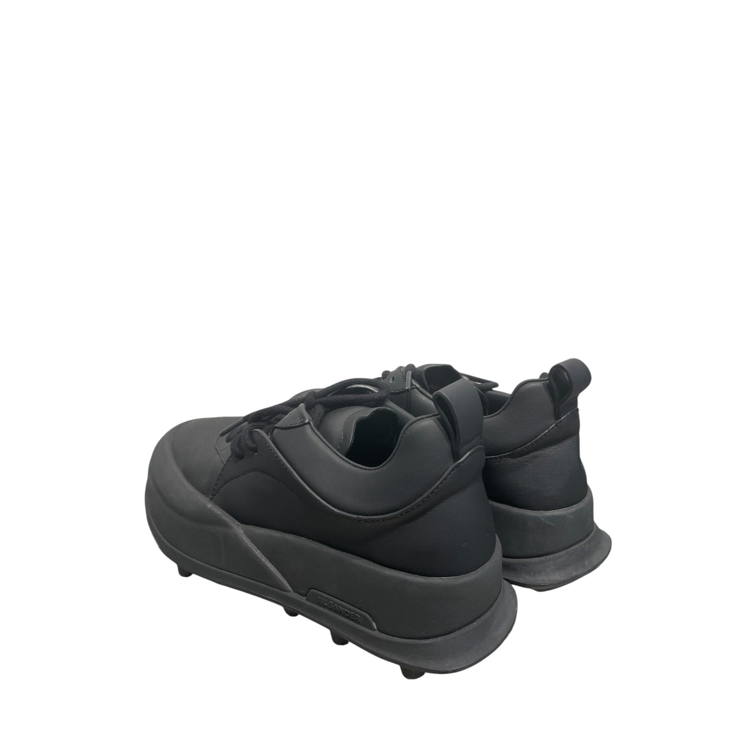 JIL SANDER/Low-Sneakers/EU 42/Leather/BLK/Plain-Toe/Orb view 2