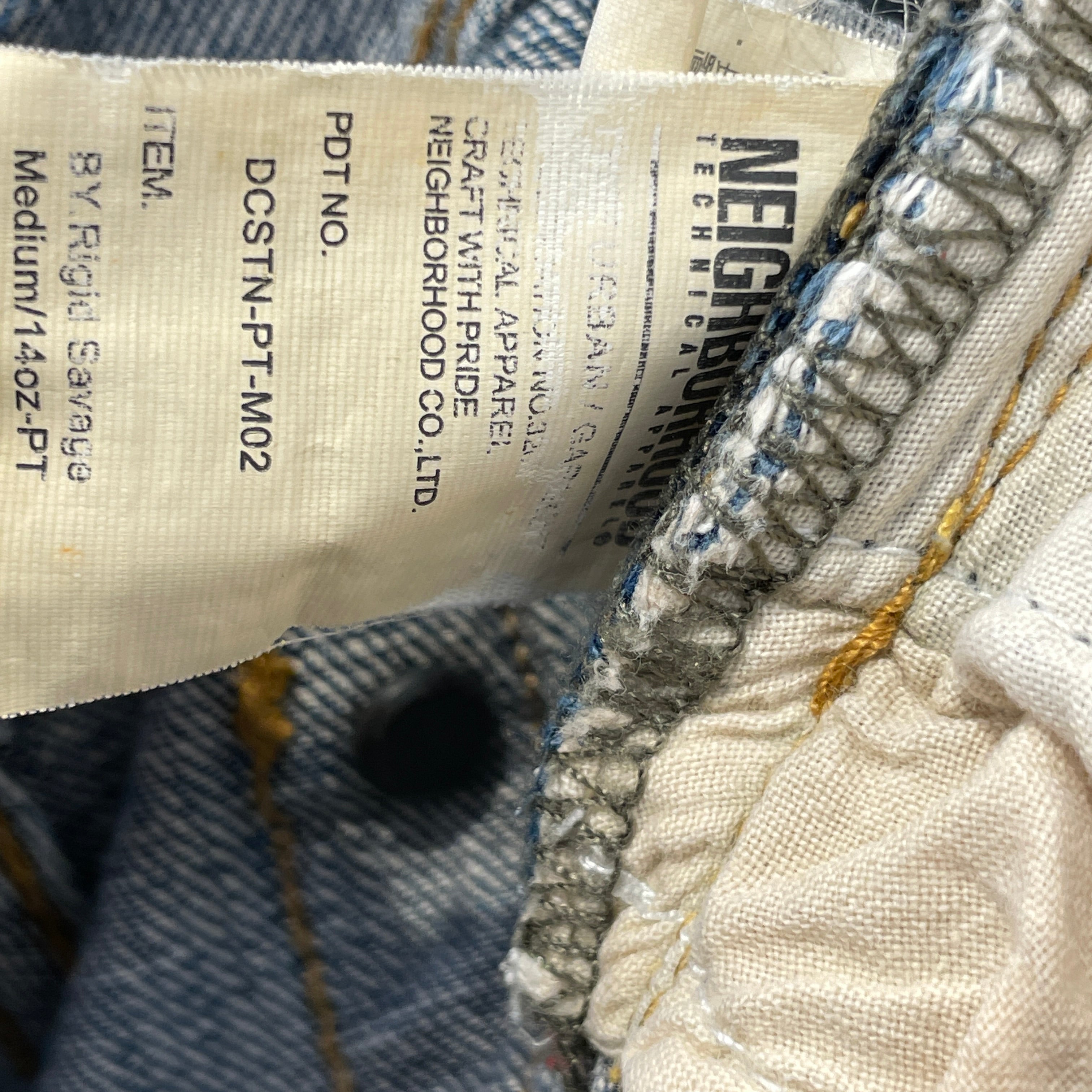 NEIGHBORHOOD/Skinny Pants/M/Denim/BLU/Low-rise/ view 3