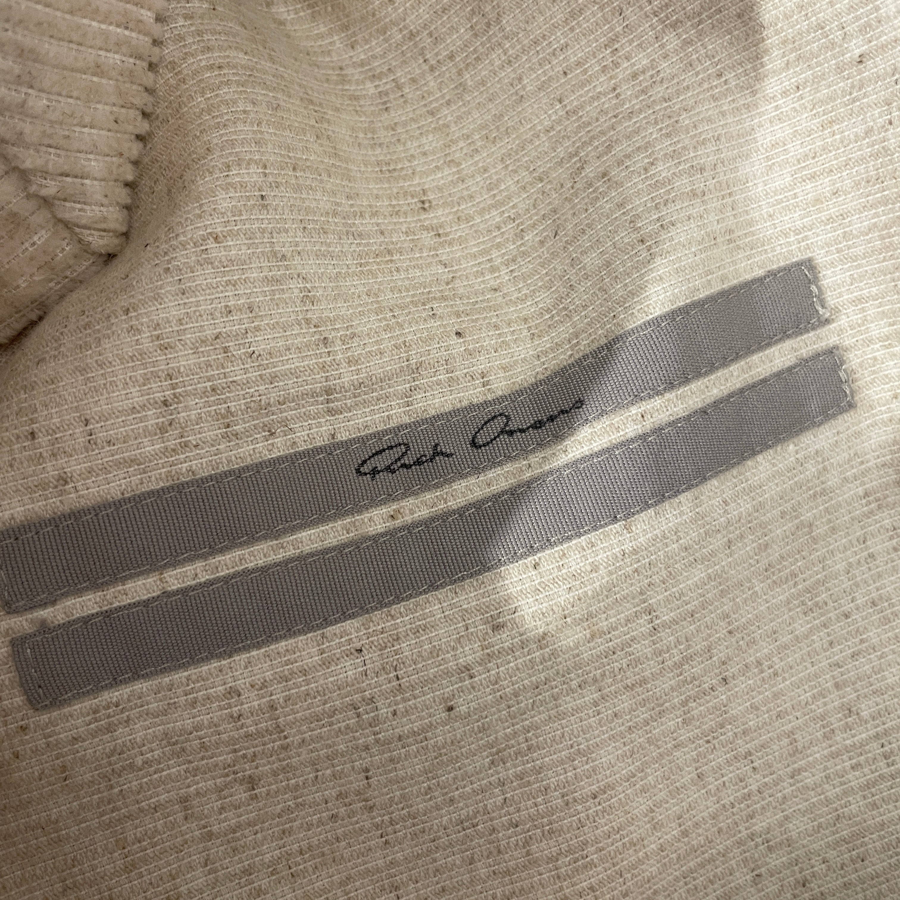 Rick Owens/LS Shirt/42/Corduroy/CRM/FW25 Jumbo Faun Shirt view 3