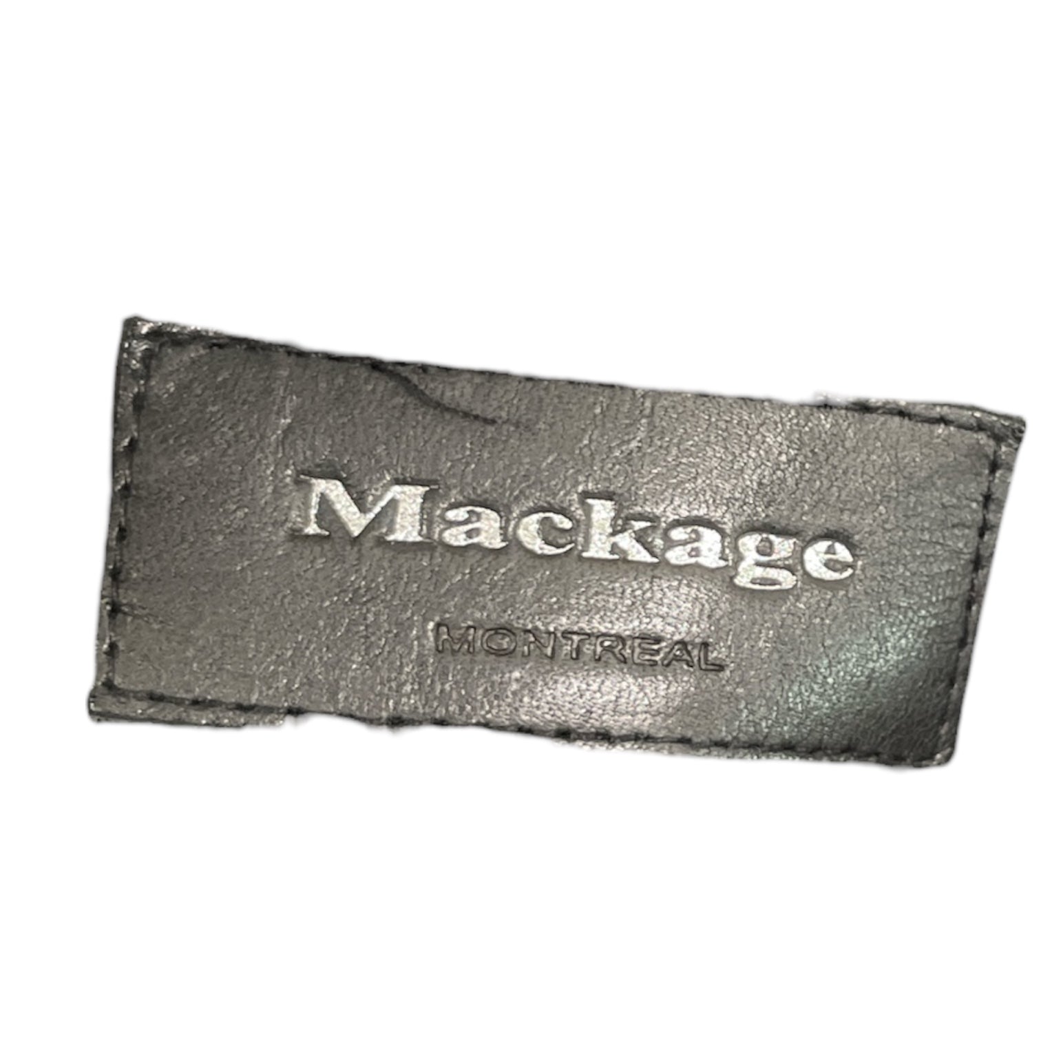 MACKAGE/Coat/XS/Cotton/BLK/ TRENCHCOAT LEATHER SLEEVE view 3