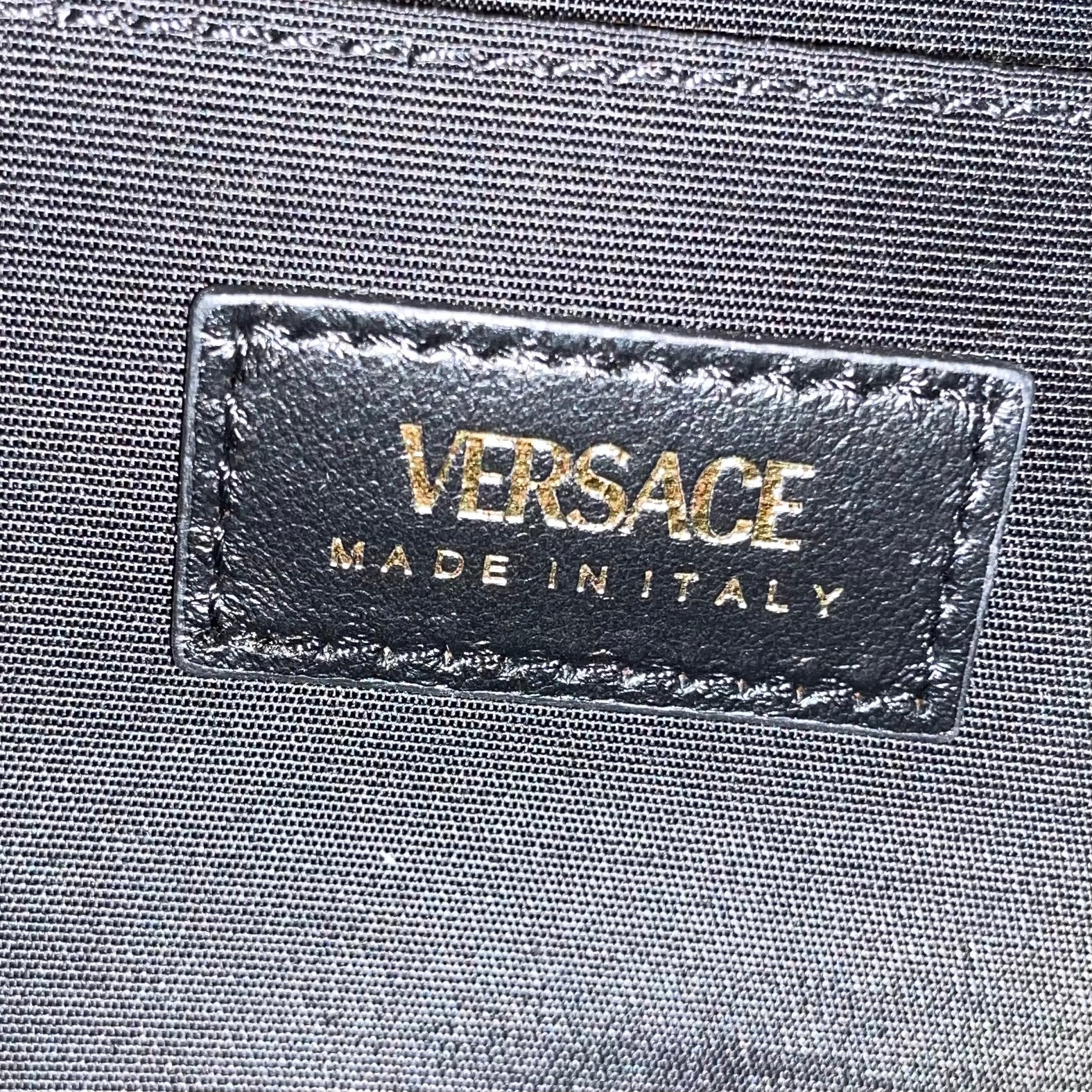 GIANNI VERSACE/Tote Bag/Leather/BLK/versace medusa quilted bag view 4