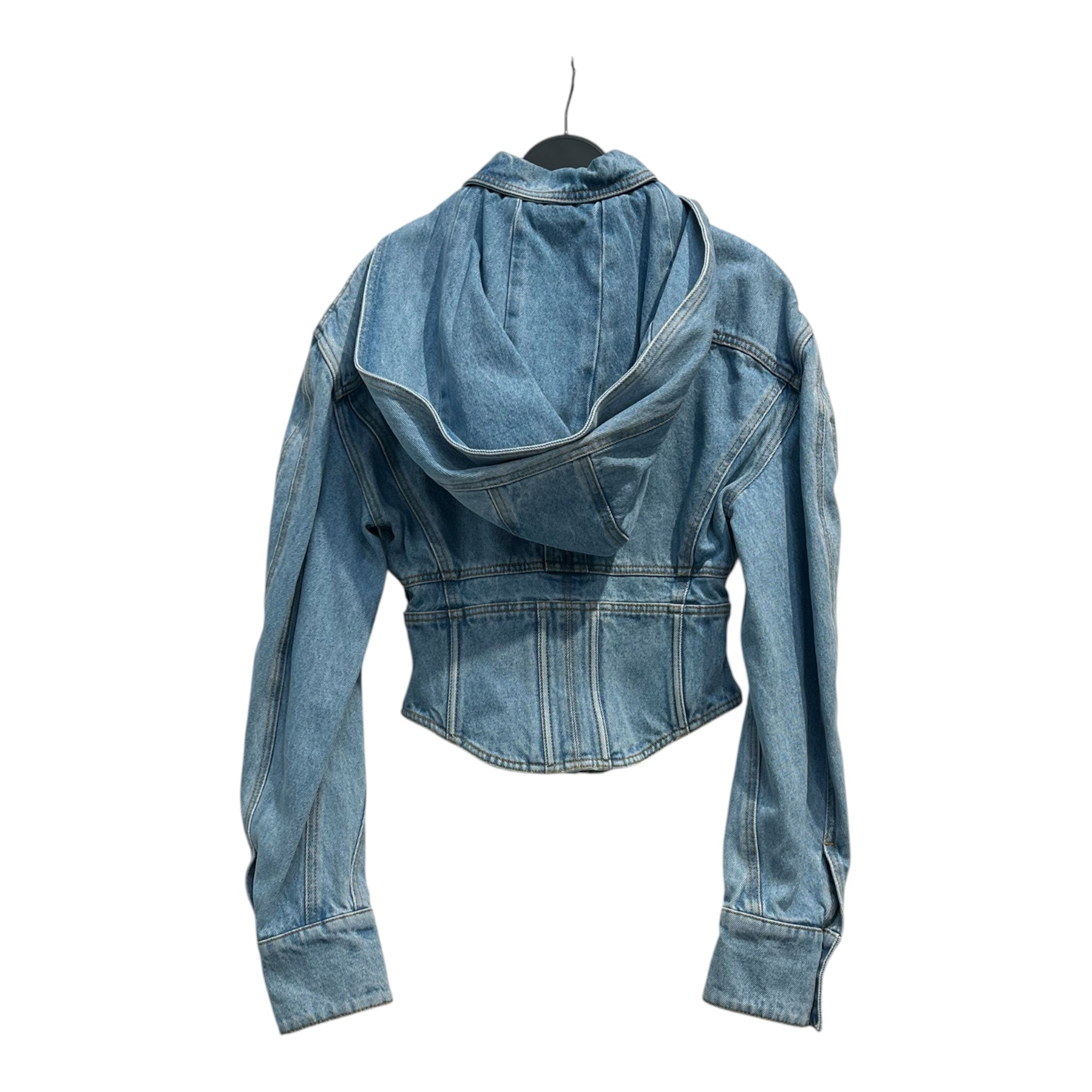 MUGLER/Denim Jkt/40/Cotton/BLU/hooded view 2