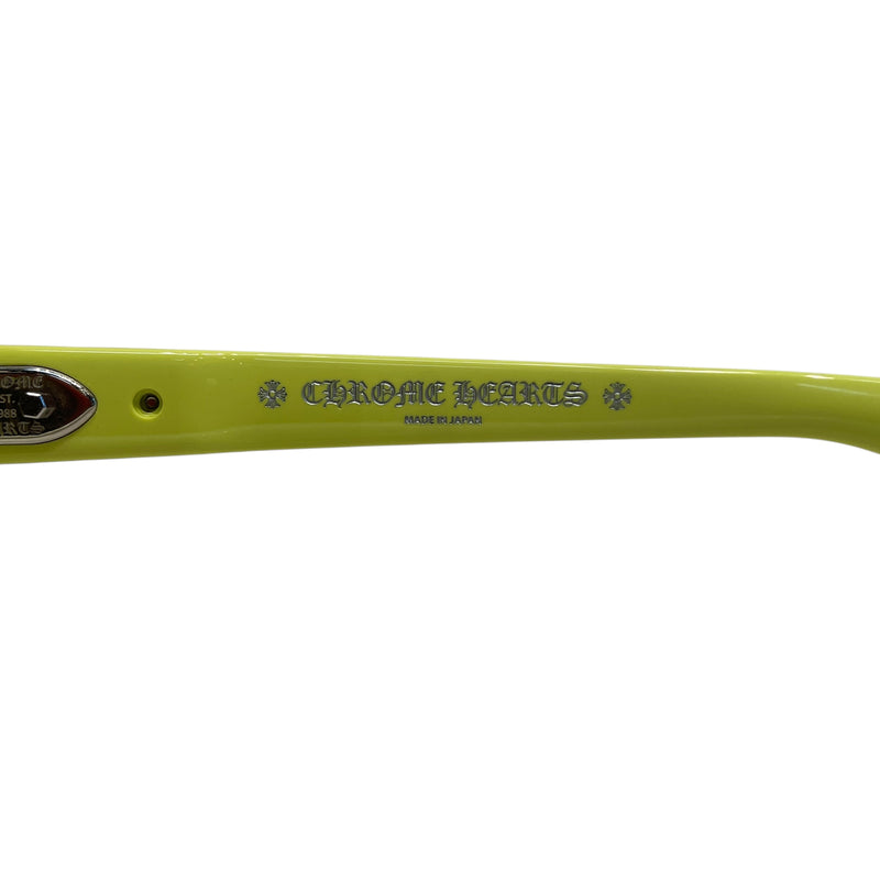 CHROME HEARTS/Sunglasses/Plastic/YEL/NEON YELLOW