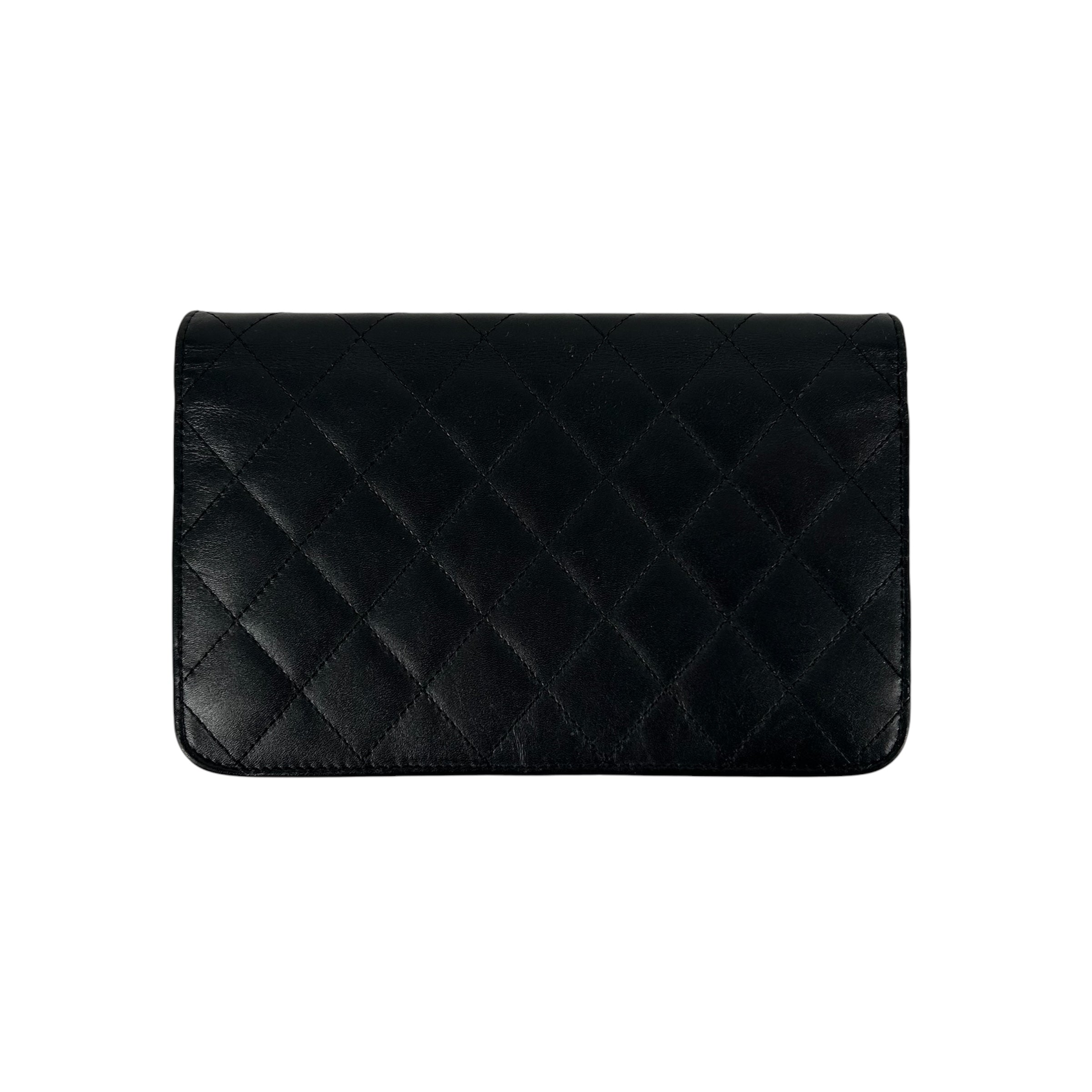 CHANEL/Cross Body Bag/BLK/CHAIN CAMBON/ CROSS BODY view 2