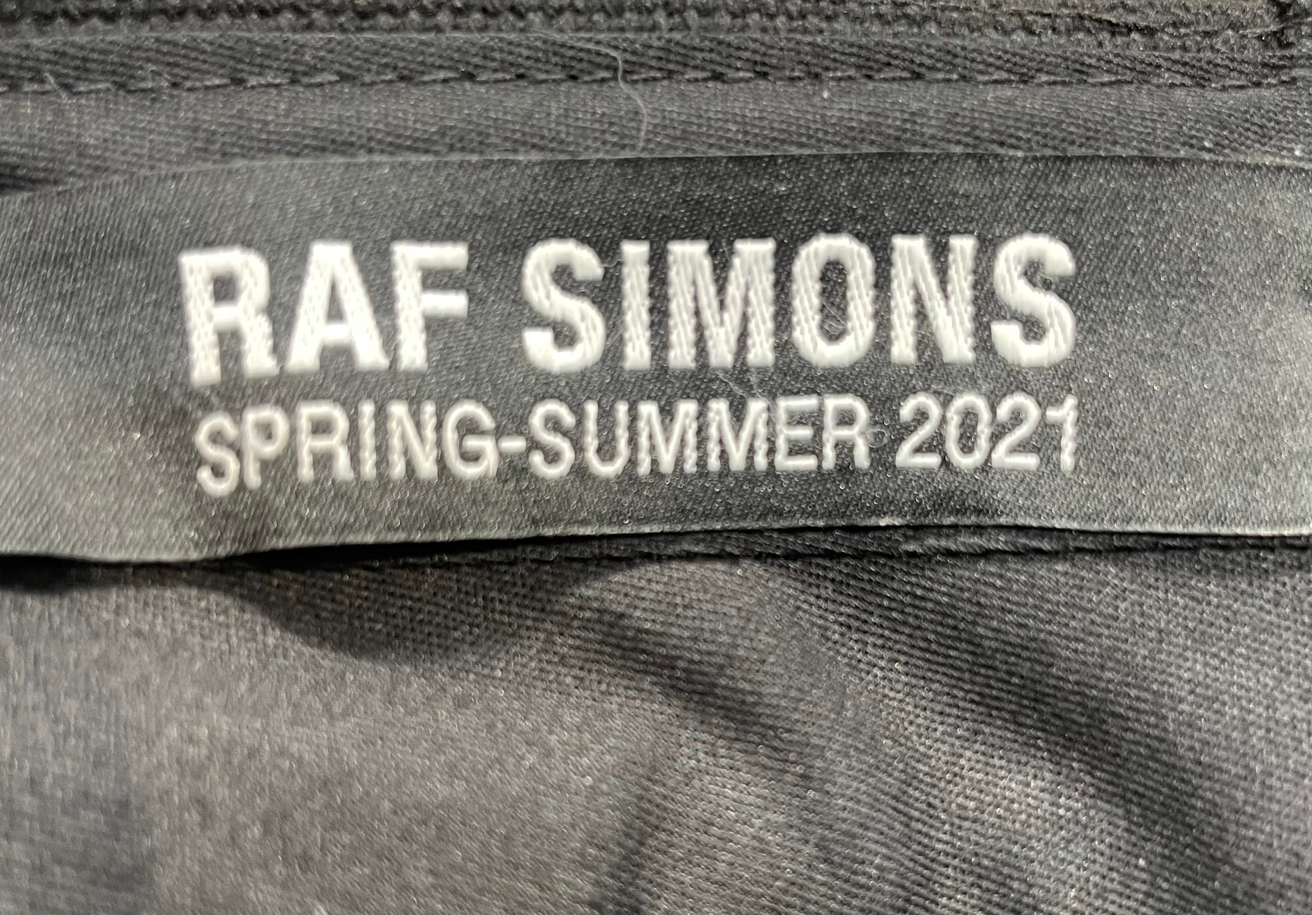 RAF SIMONS/Bootcut Pants/48/Denim/BLK/short flares ss21 view 3