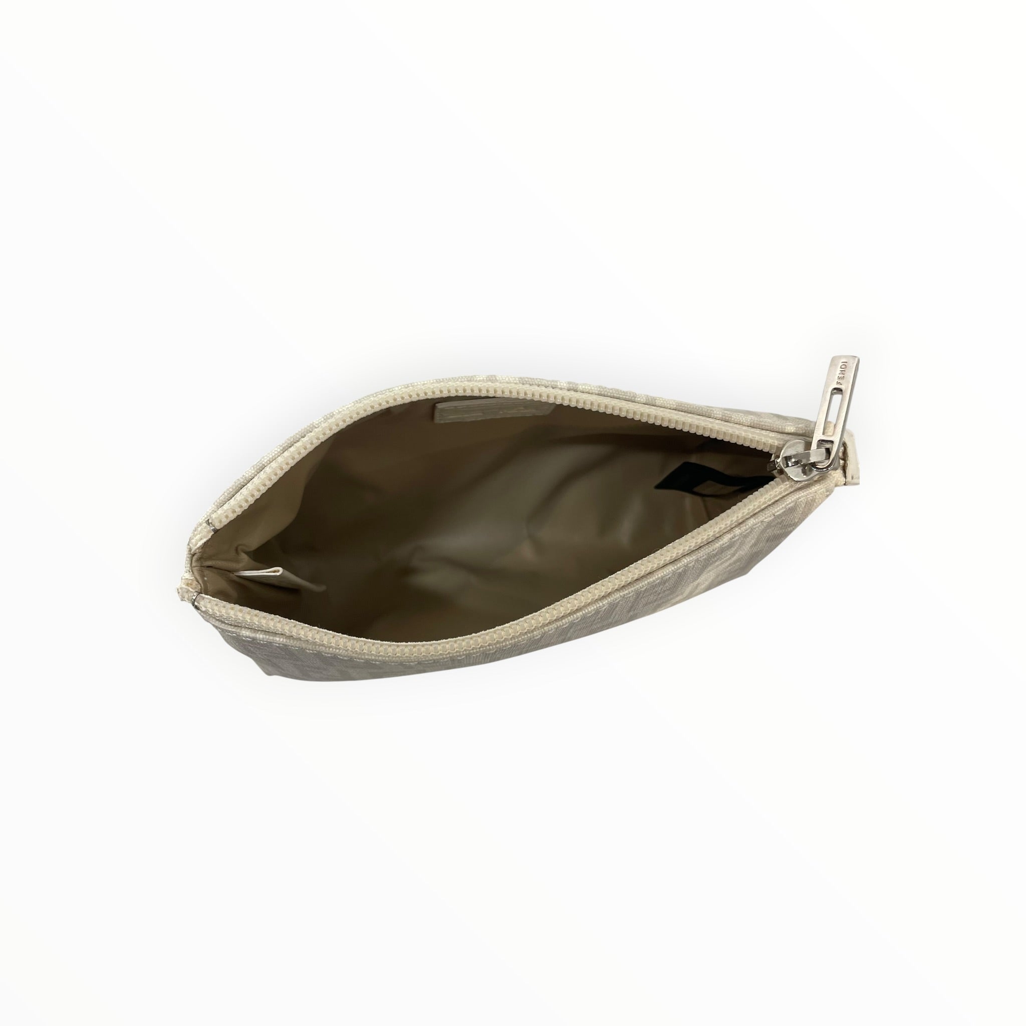 FENDI/Pouch/Monogram/Leather/CRM/zucca pouch view 4