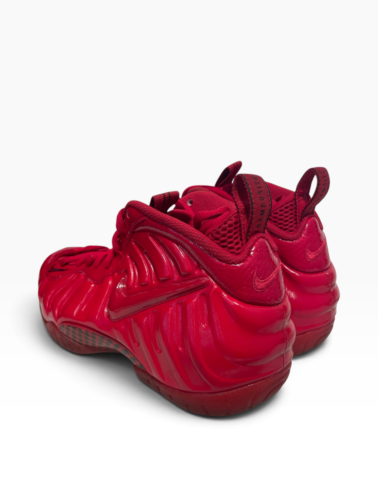 NIKE/Hi-Sneakers/US 9/Leather/RED/U-Tip/NIKE FOAMPOSITE GYM RED view 2