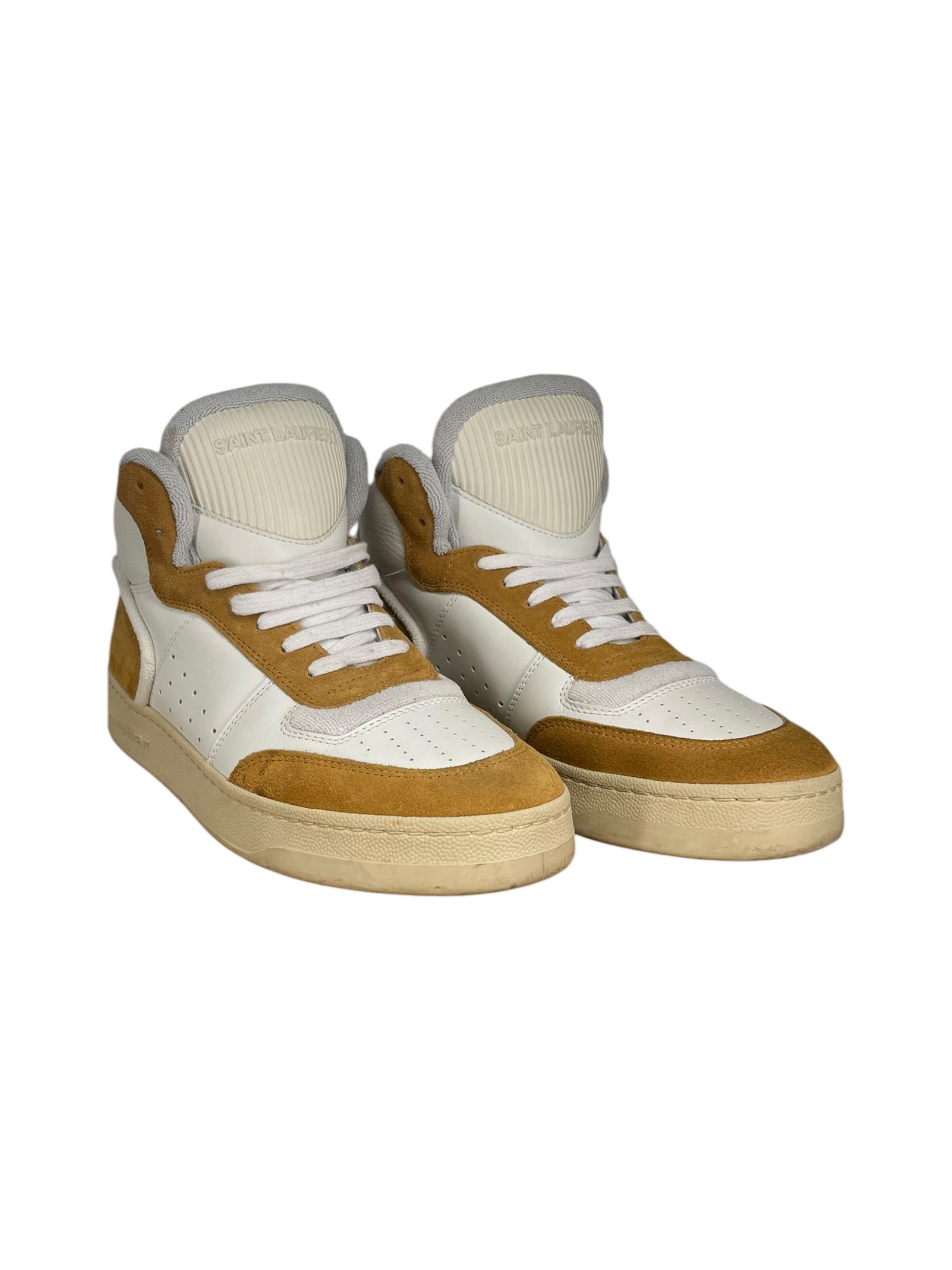 SAINT LAURENT/Hi-Sneakers/EU 40/Leather/WHT/SL/80 SNEAKER - 757358 view 1