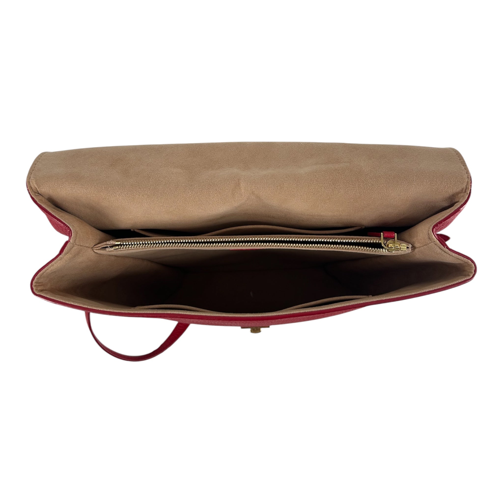 LOUIS VUITTON/Cross Body Bag/Leather/RED/RED VOLTA GOLD LINING HARDWARE view 4