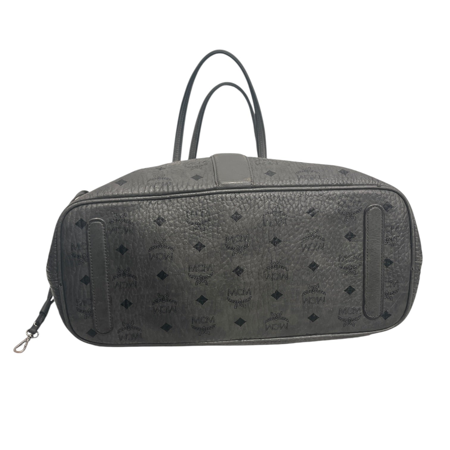 MCM/Tote Bag/Leather/GRY/VISETOS SLV HARDWARE view 3