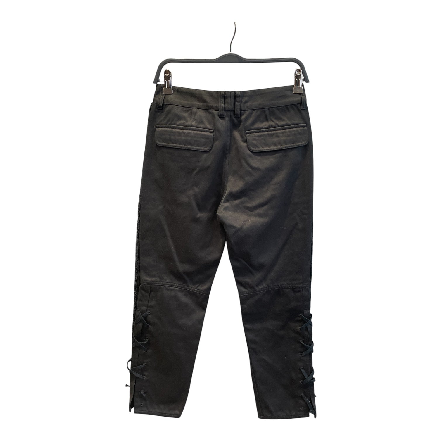 ISABEL MARANT/Skinny Pants/34/Cotton/BLK/SIDE STRIPE PANTS view 1