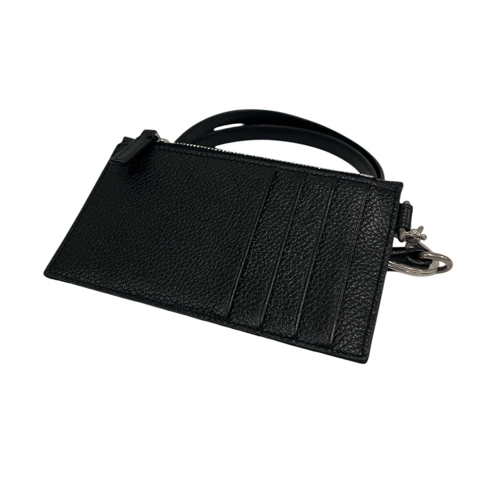 BALENCIAGA/Cross Body Bag/Leather/BLK/small o-ring keychain/bag view 2