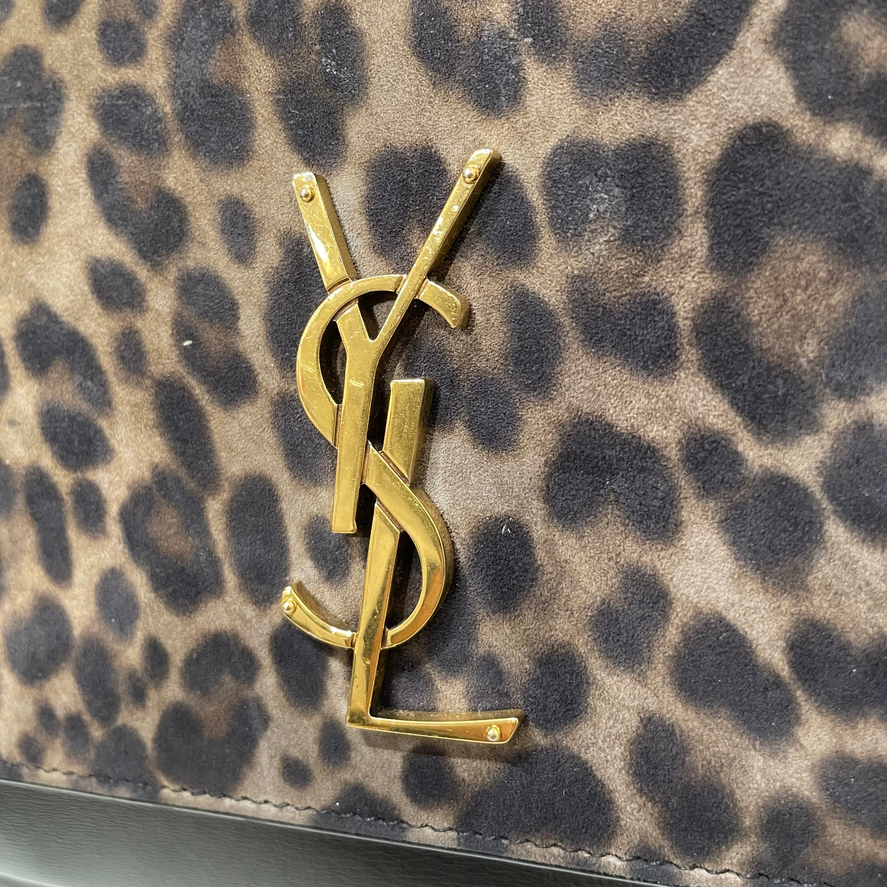 YVES SAINT LAURENT/Cross Body Bag/Leopard/Leather/BLK/SUNSET LEOPARD view 3